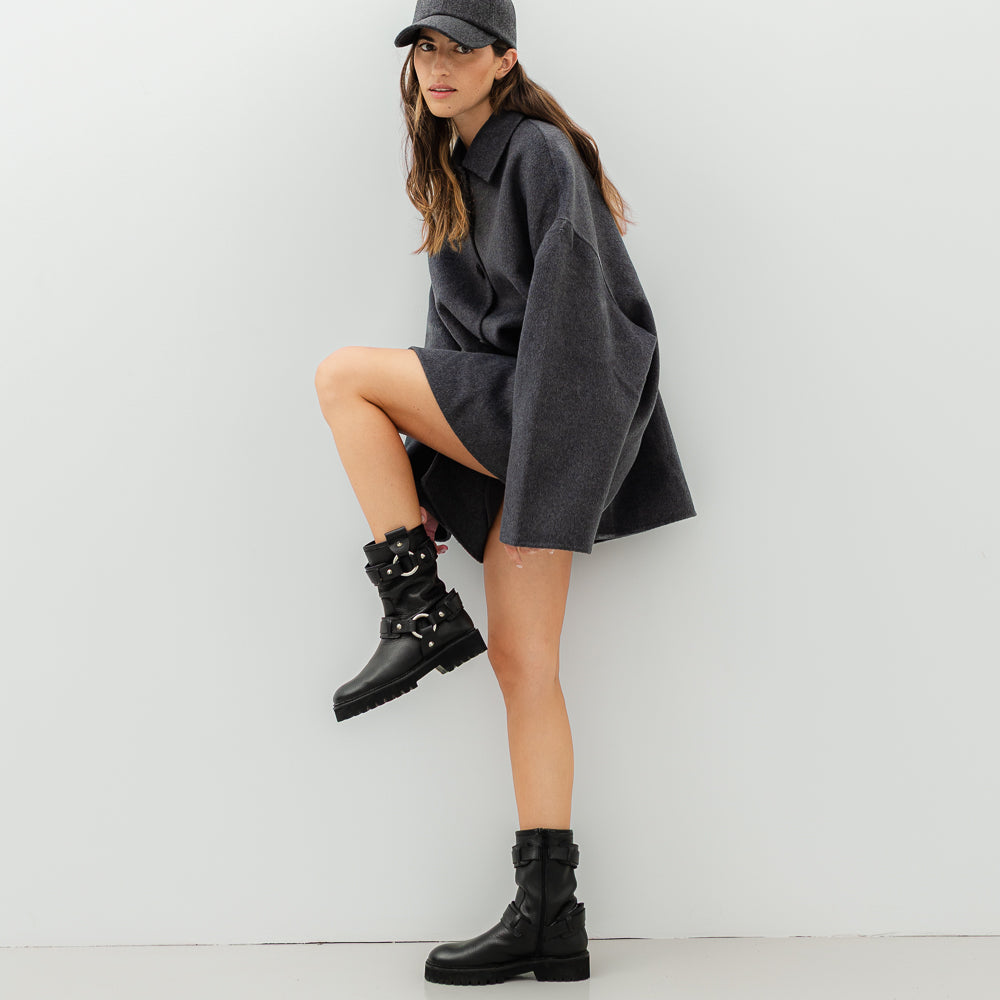 BOTA MOTERA NANI PIEL NEGRA