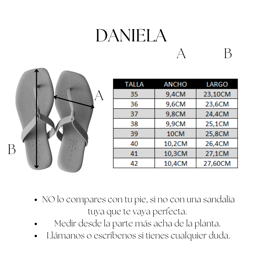 SANDALIA PLANA DANIELA PIEL BURDEOS
