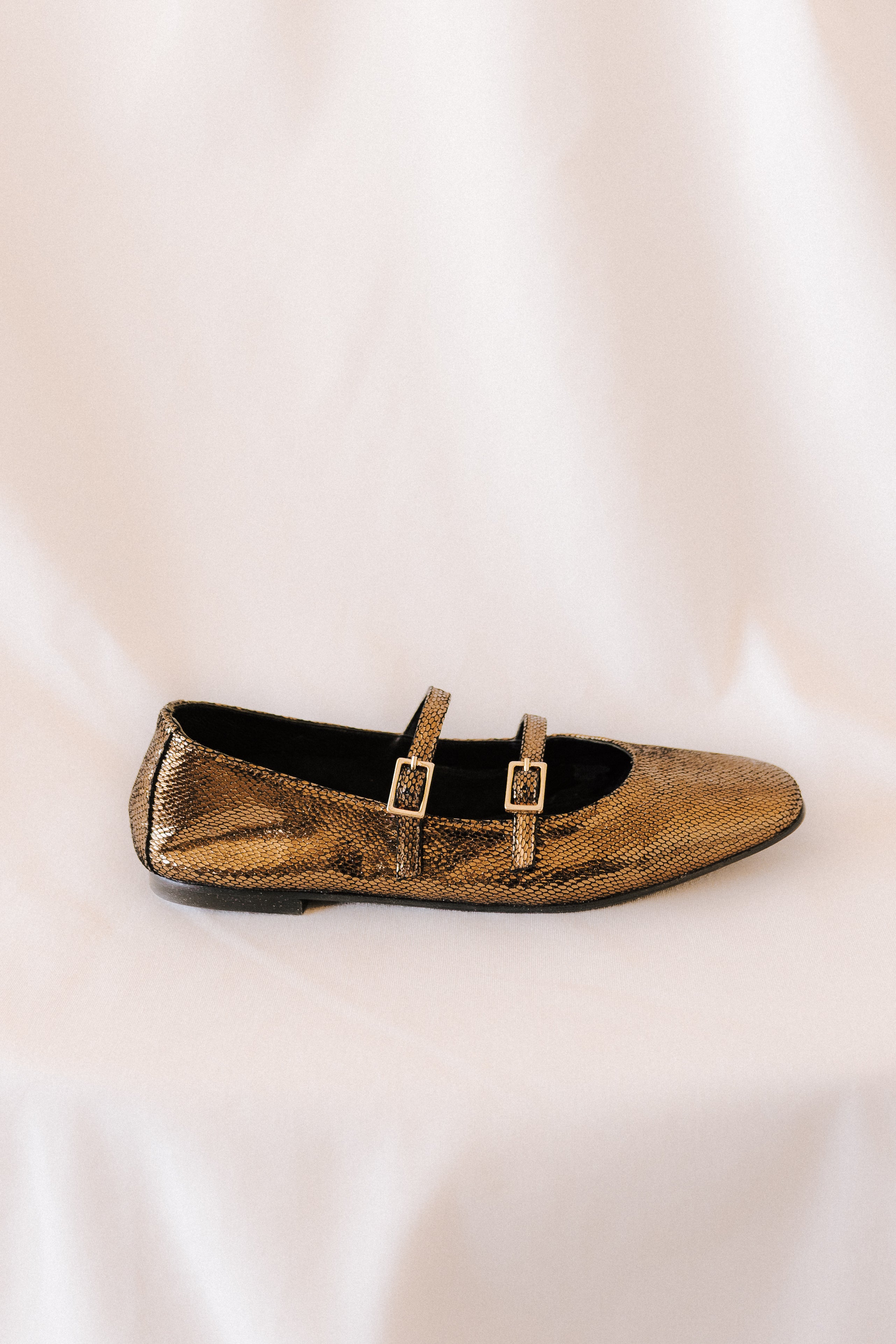 BALLERINA GEM LEATHER LAMINATED COPPER