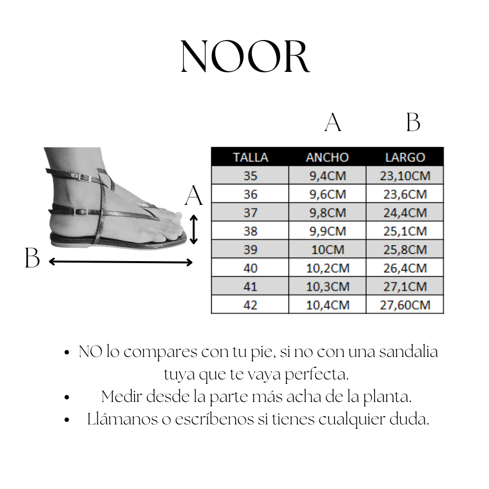 SANDALIA PLANA NOOR PIEL LAMINADO ORO