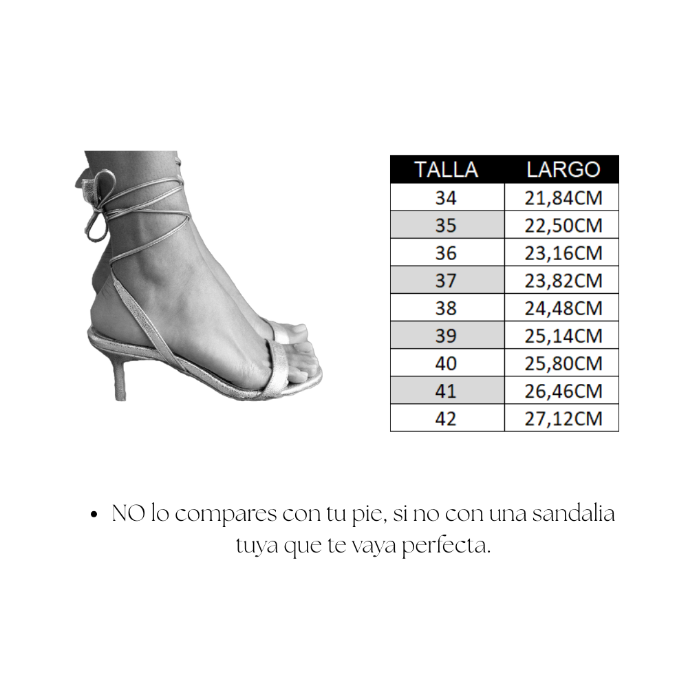 SANDALIA TACÓN FIONA PIEL LAMINADO BRONCE 8CM