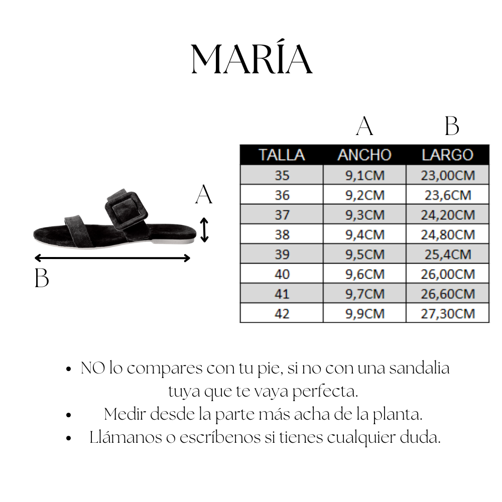 NATURAL SUEDE MARIA FLAT SANDAL