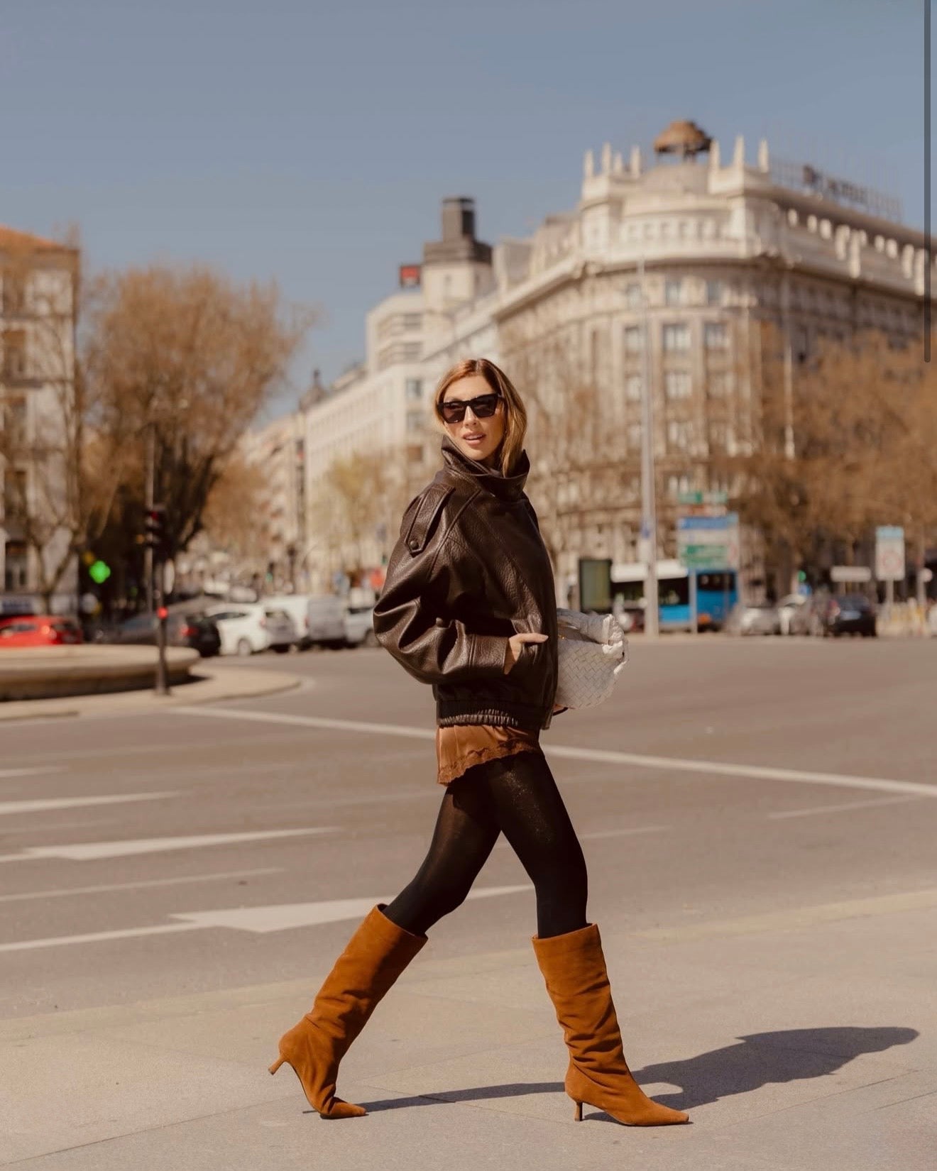 BOTA PEPA ANTE MARRÓN TACÓN MIDI 5CM