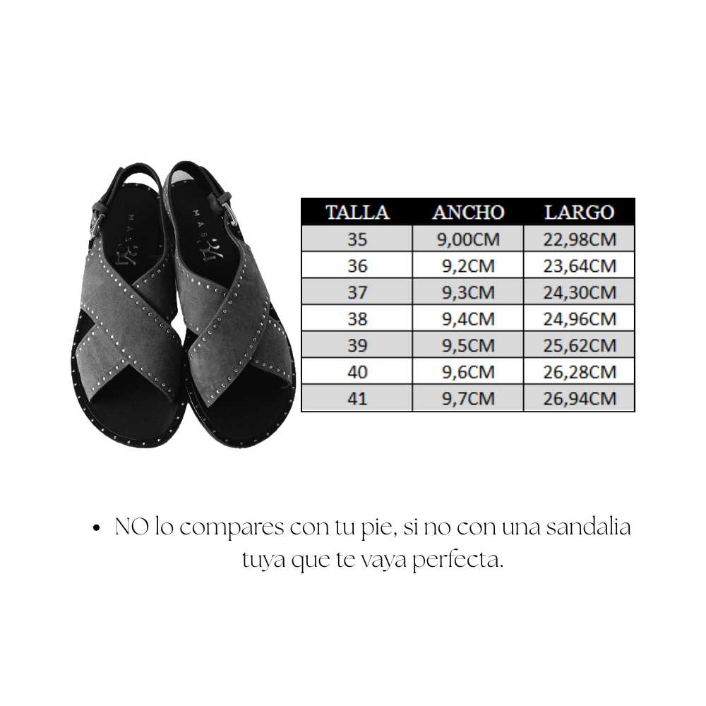 SANDALIA PLANA SOLE ANTE COÑAC