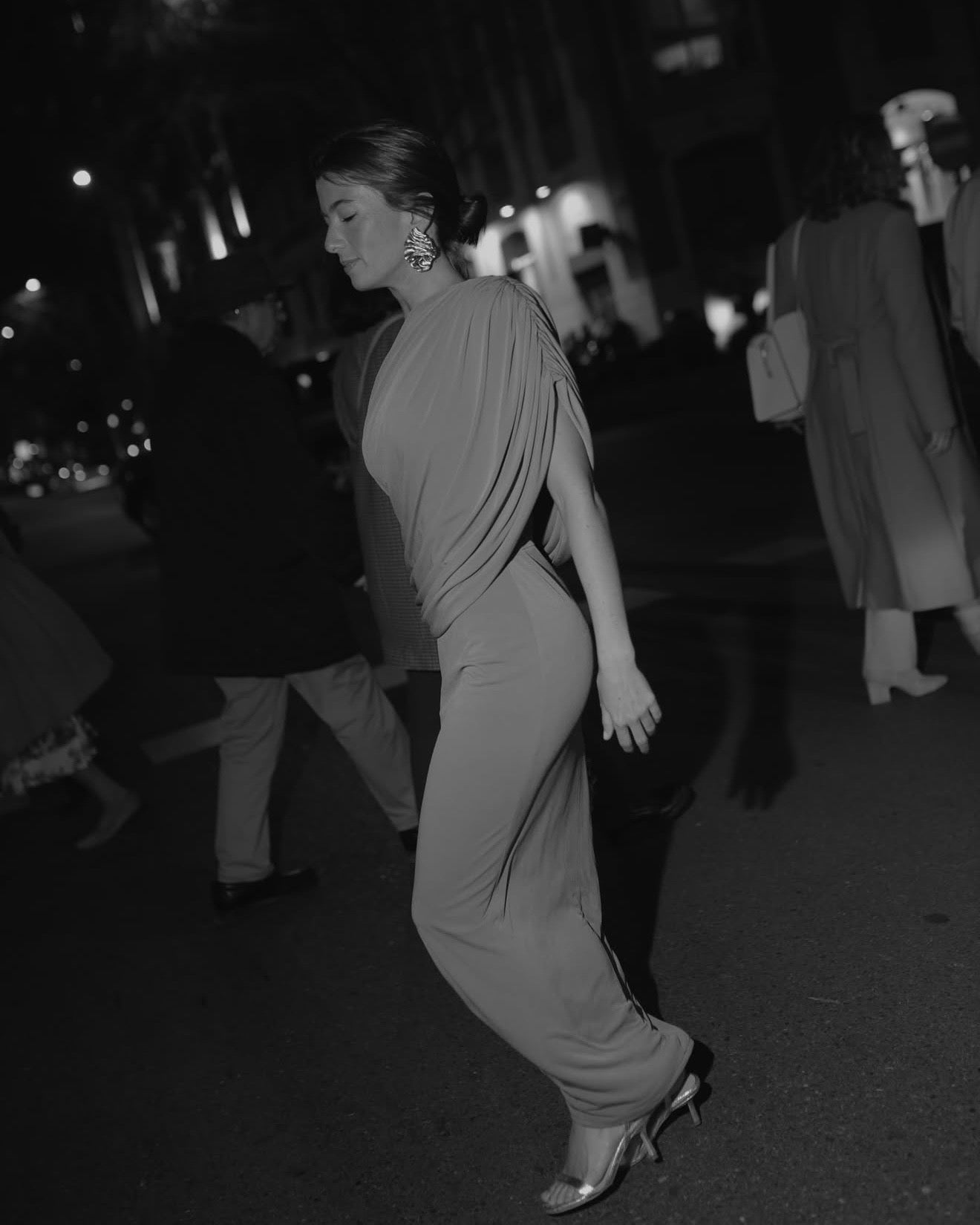 SANDALIA FIONA 2.0 PIEL GRABADA ORO TACÓN 6CM