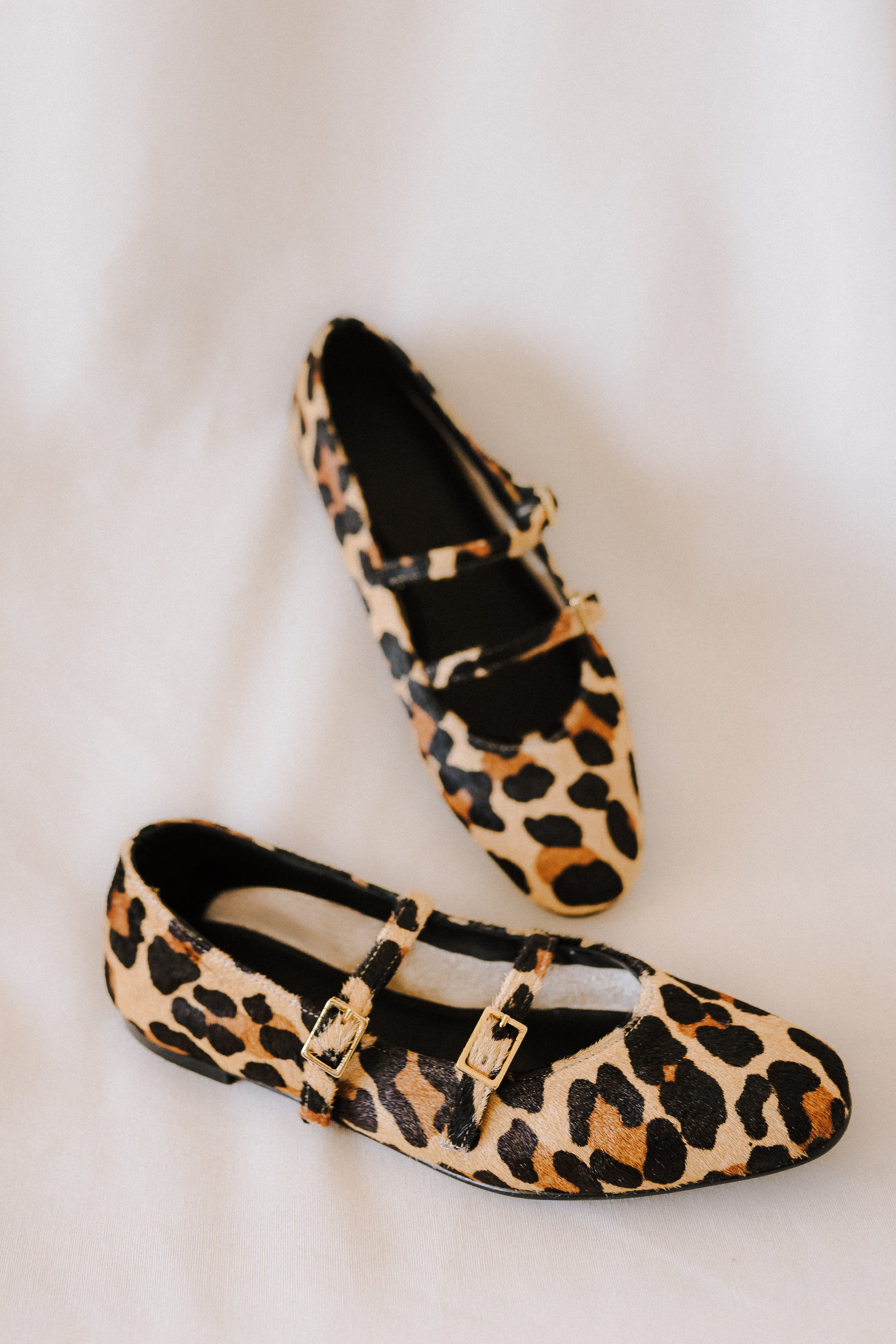 GEMA DANCER WITH LEOPARD FOAL-EFFECT LEATHER