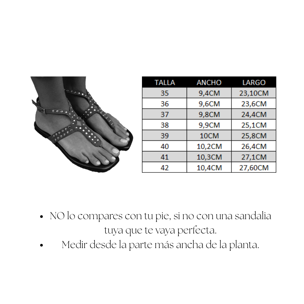 SANDALIA PLANA MARCOS ANTE NEGRO