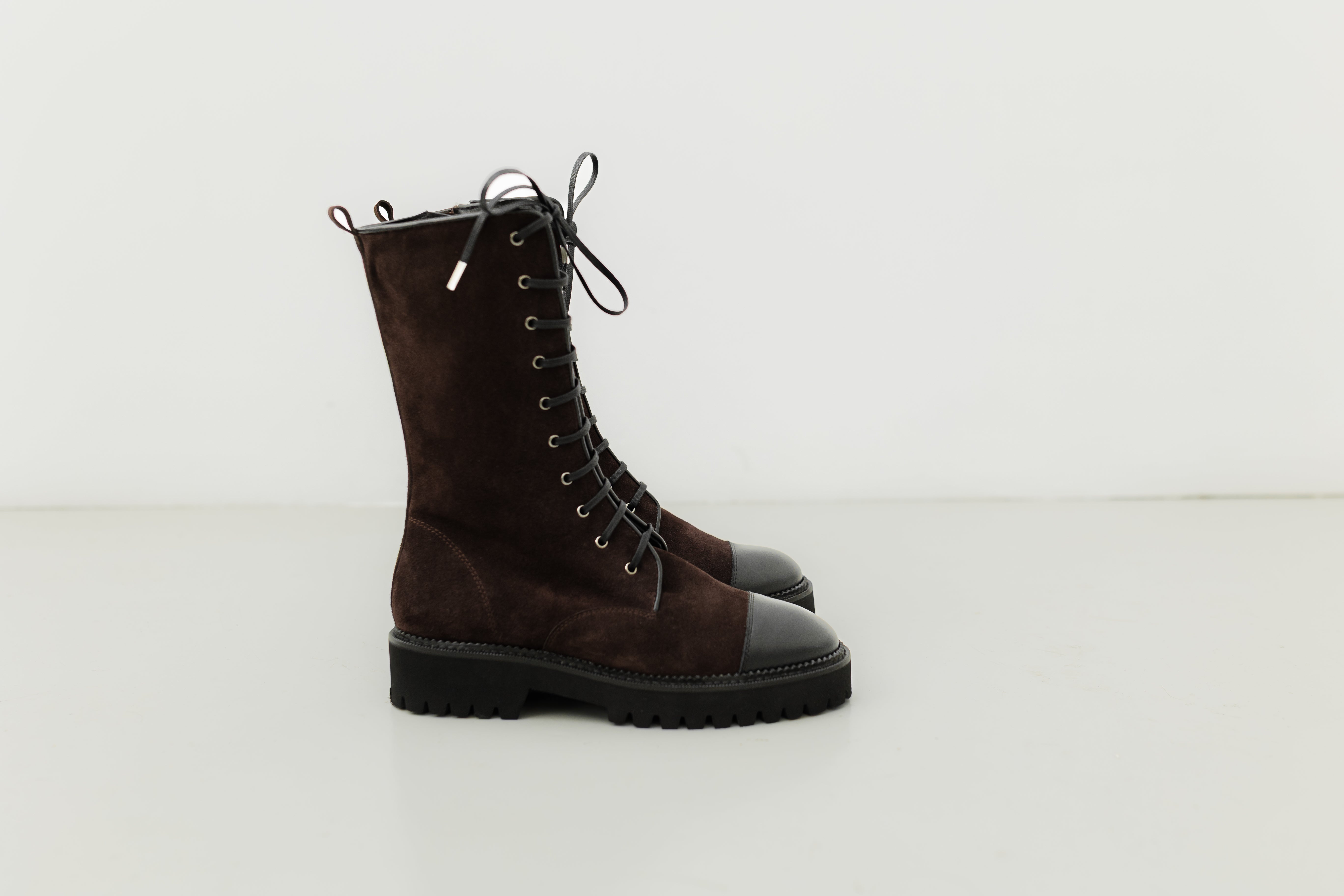 BOTA MOTERA JULIA ANTE MARRÓN 4CM