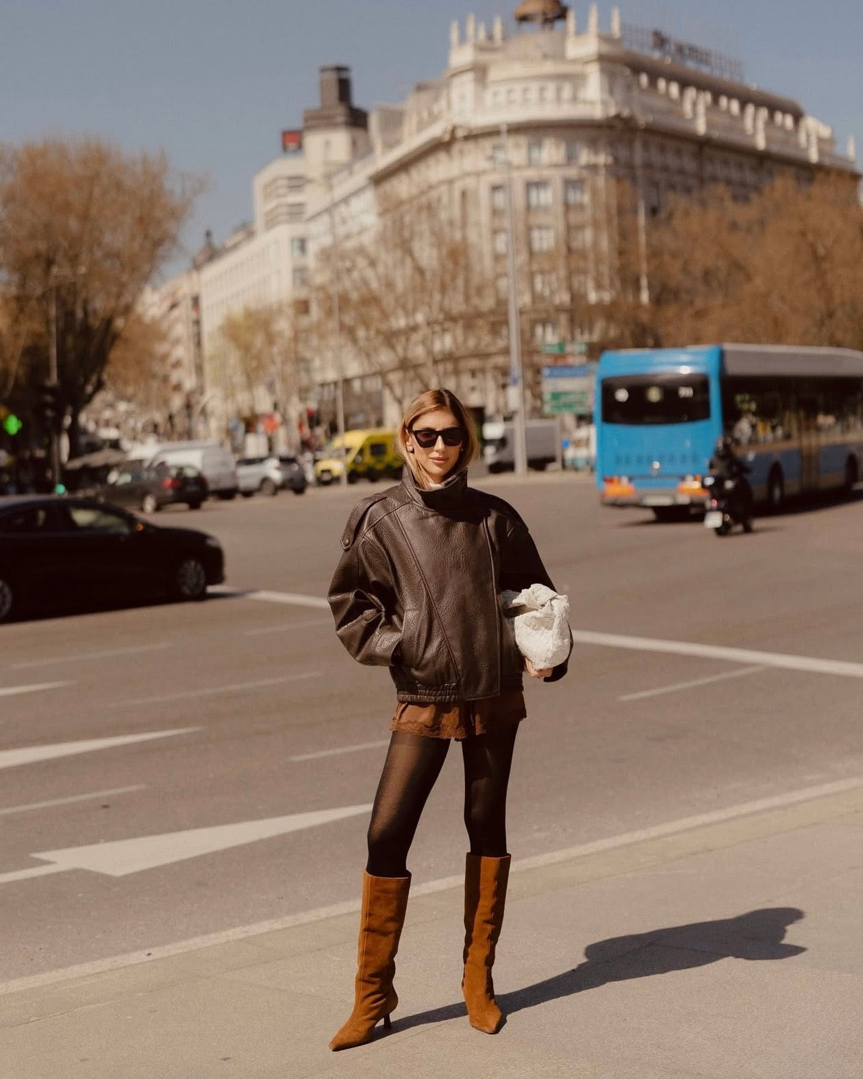 BOTA PEPA ANTE MARRÓN TACÓN MIDI 5CM