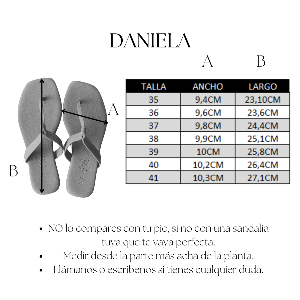 DANIELA FLAT SANDAL IN KHAKI LEATHER