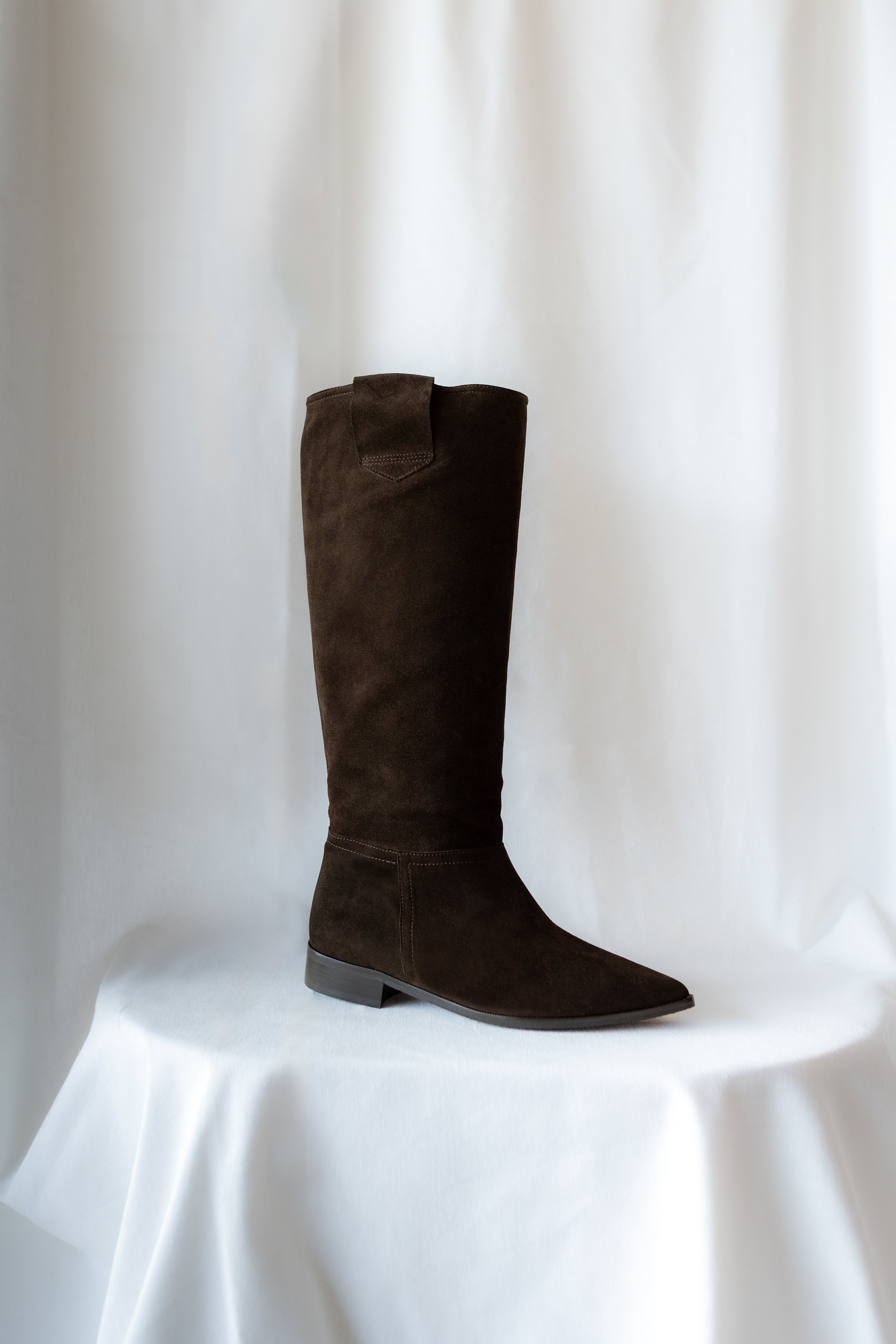 BOTA GLORIA ANTE MARRÓN CHOCOLATE TACÓN 2CM