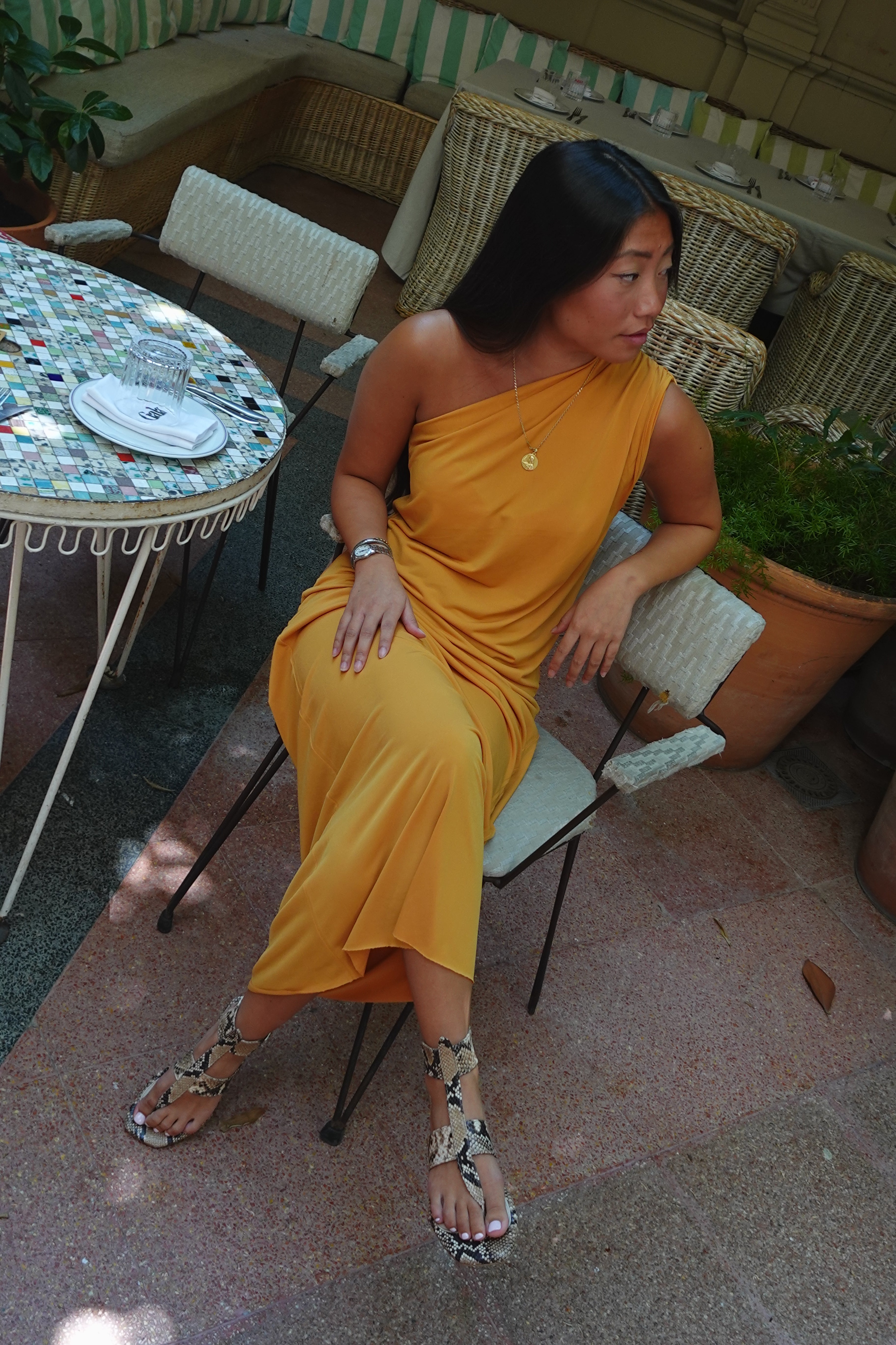 MUSTARD ROMA DRESS