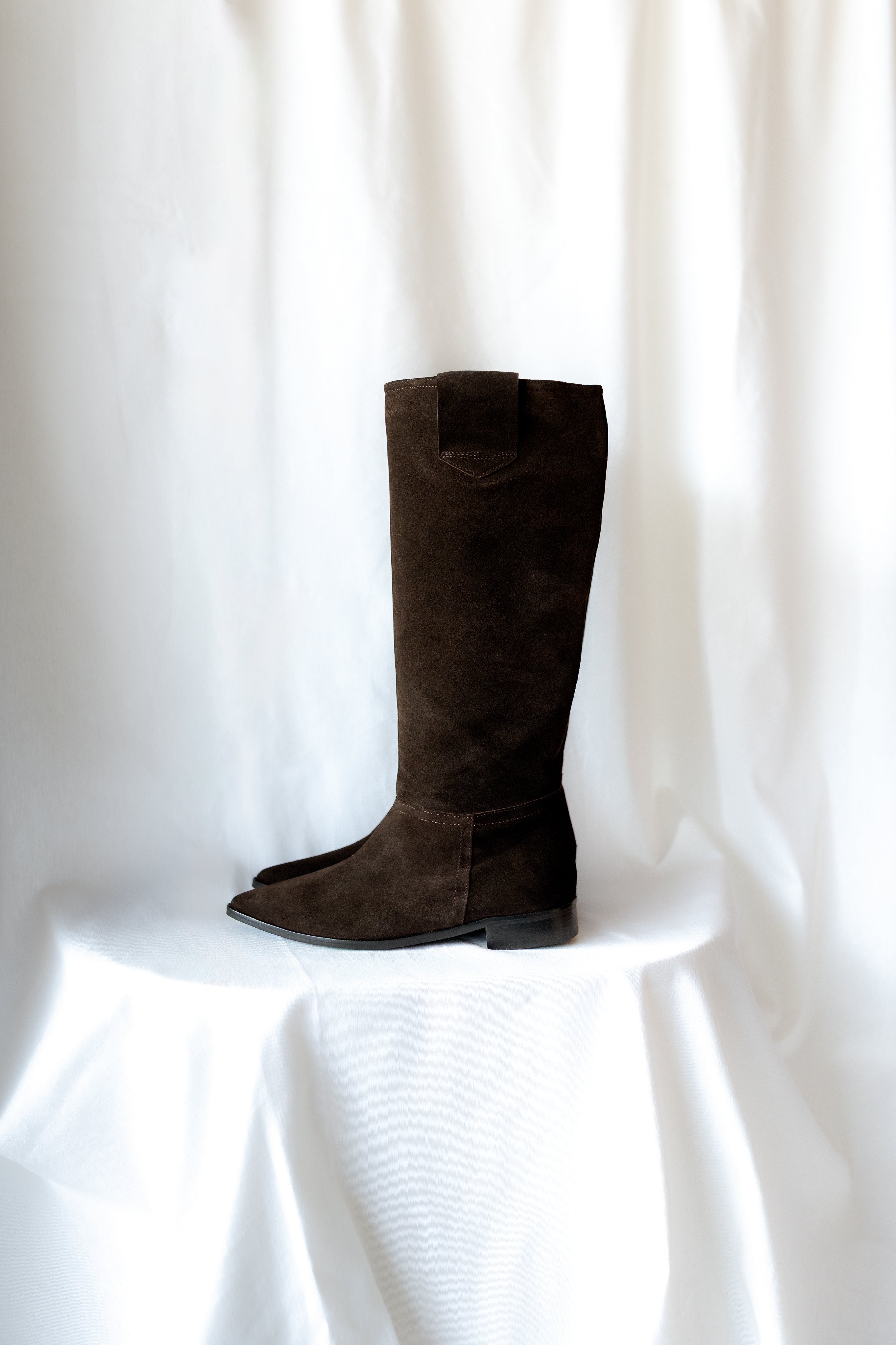 BOTA GLORIA ANTE MARRÓN CHOCOLATE TACÓN 2CM