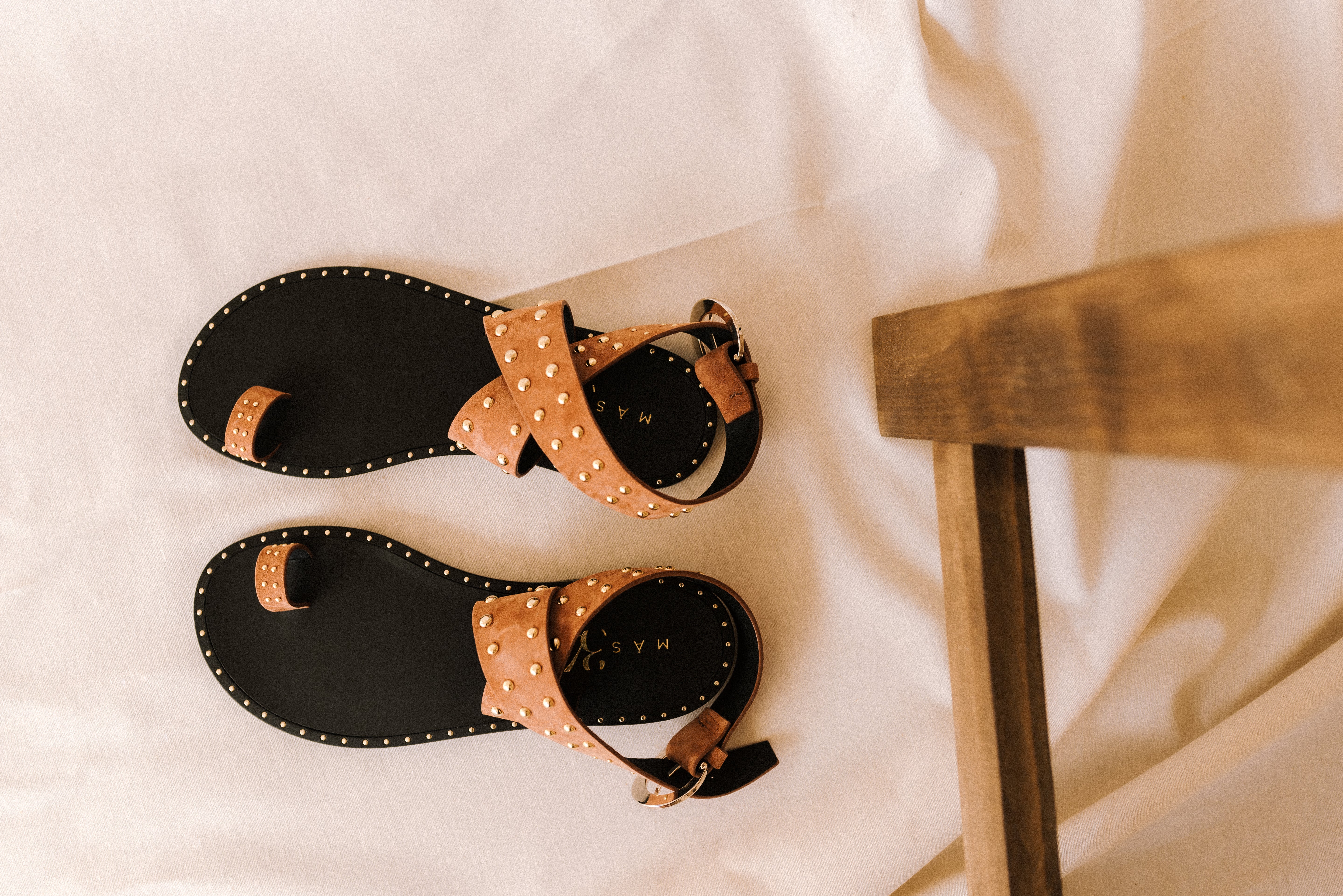 SANDALIA PLANA PABLO ANTE COÑAC