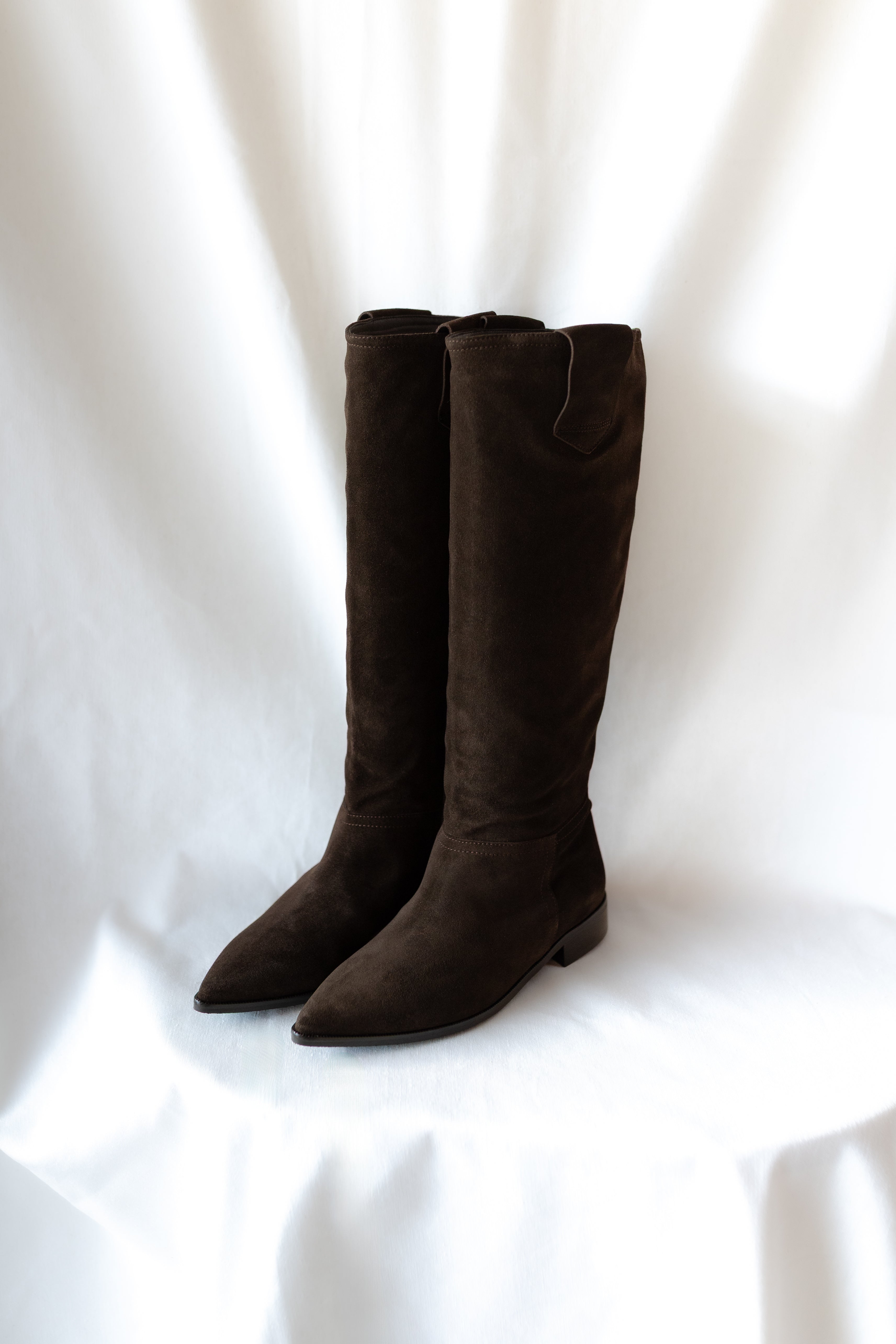 BOTA GLORIA ANTE MARRÓN CHOCOLATE TACÓN 2CM