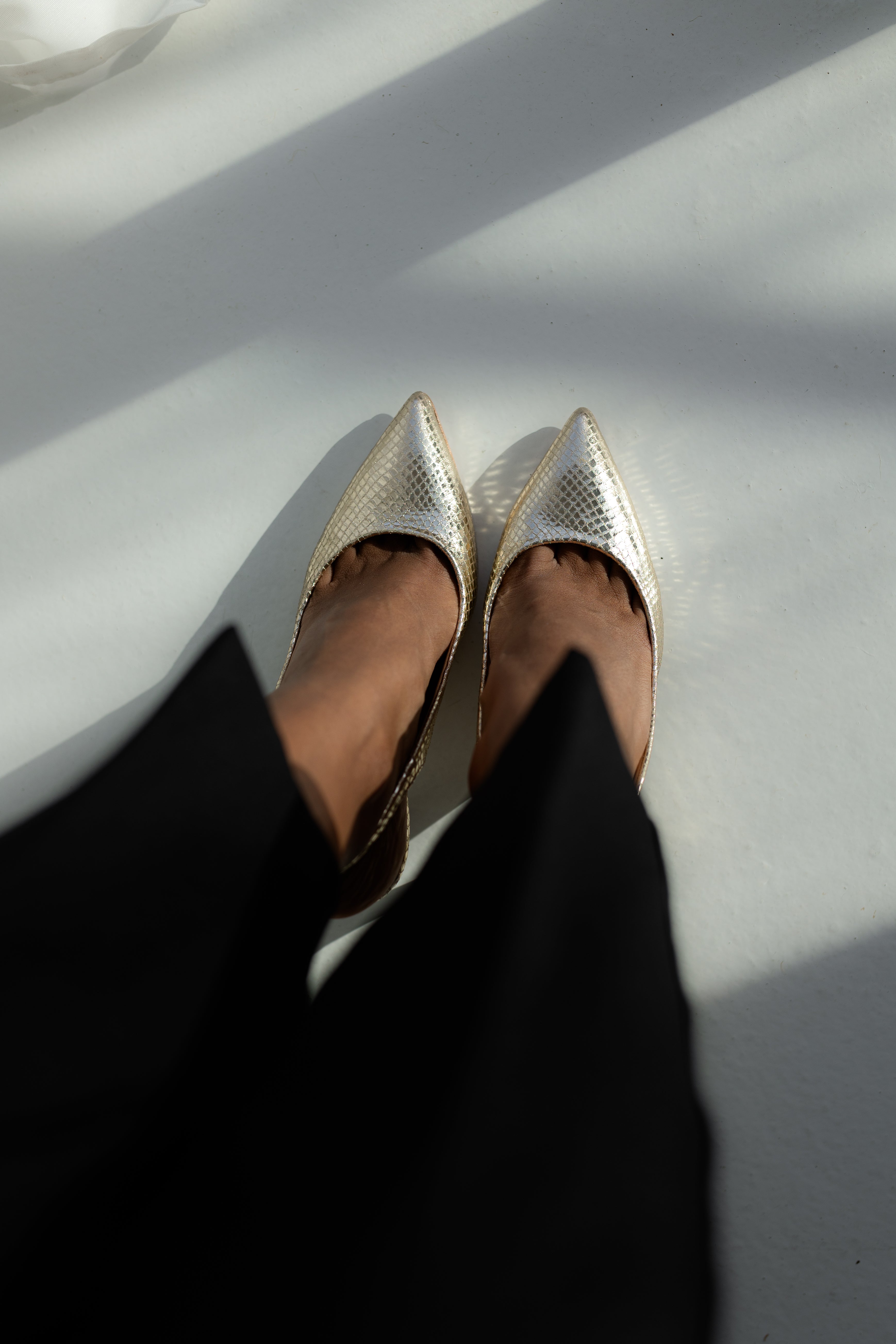 LIMITED EDITION - SILVER PYTHON EFFECT PERLI STILETTO 8CM HEEL