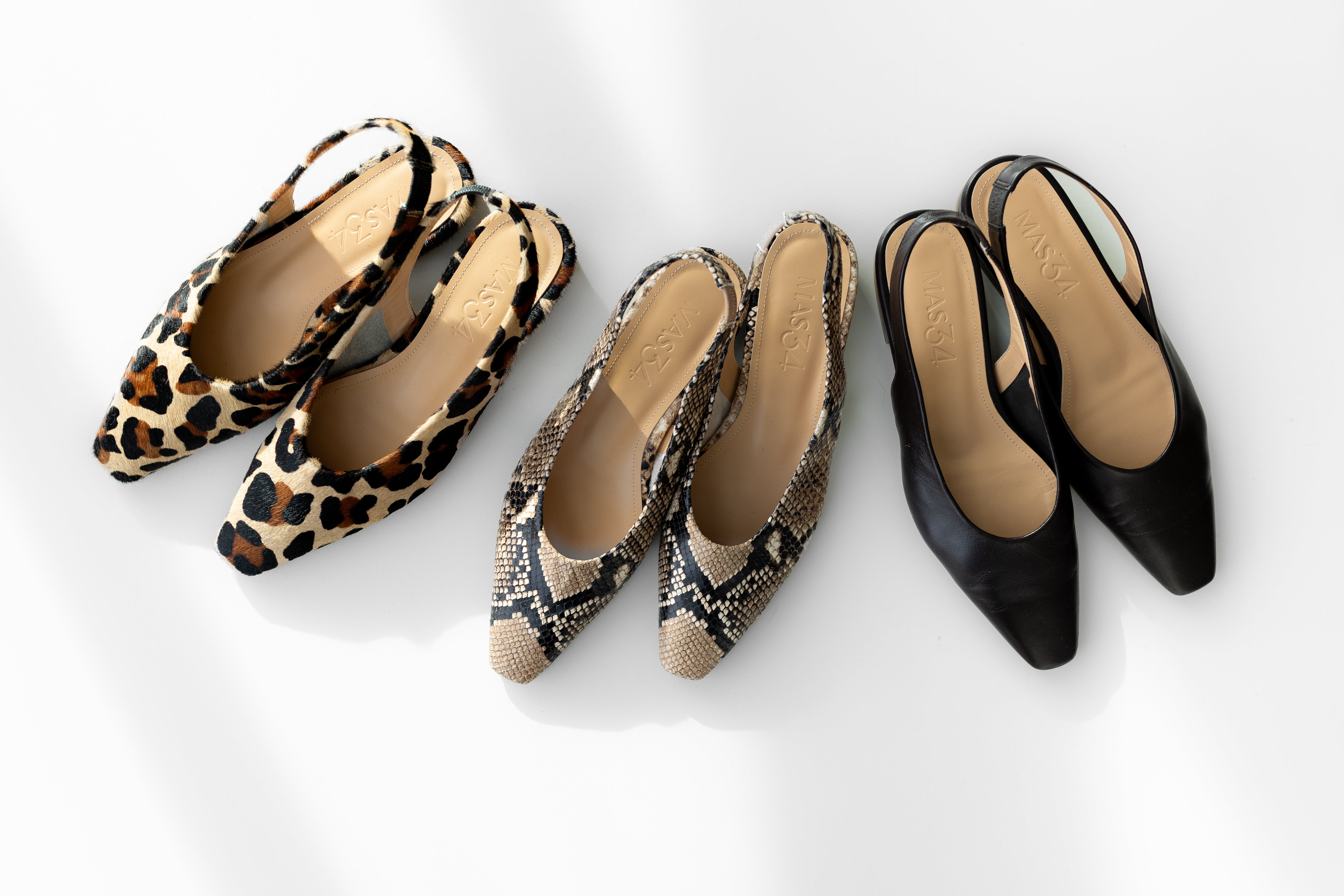 BAILARINA DESTALONADA LUCIA PIEL EFECTO POTRO LEOPARDO