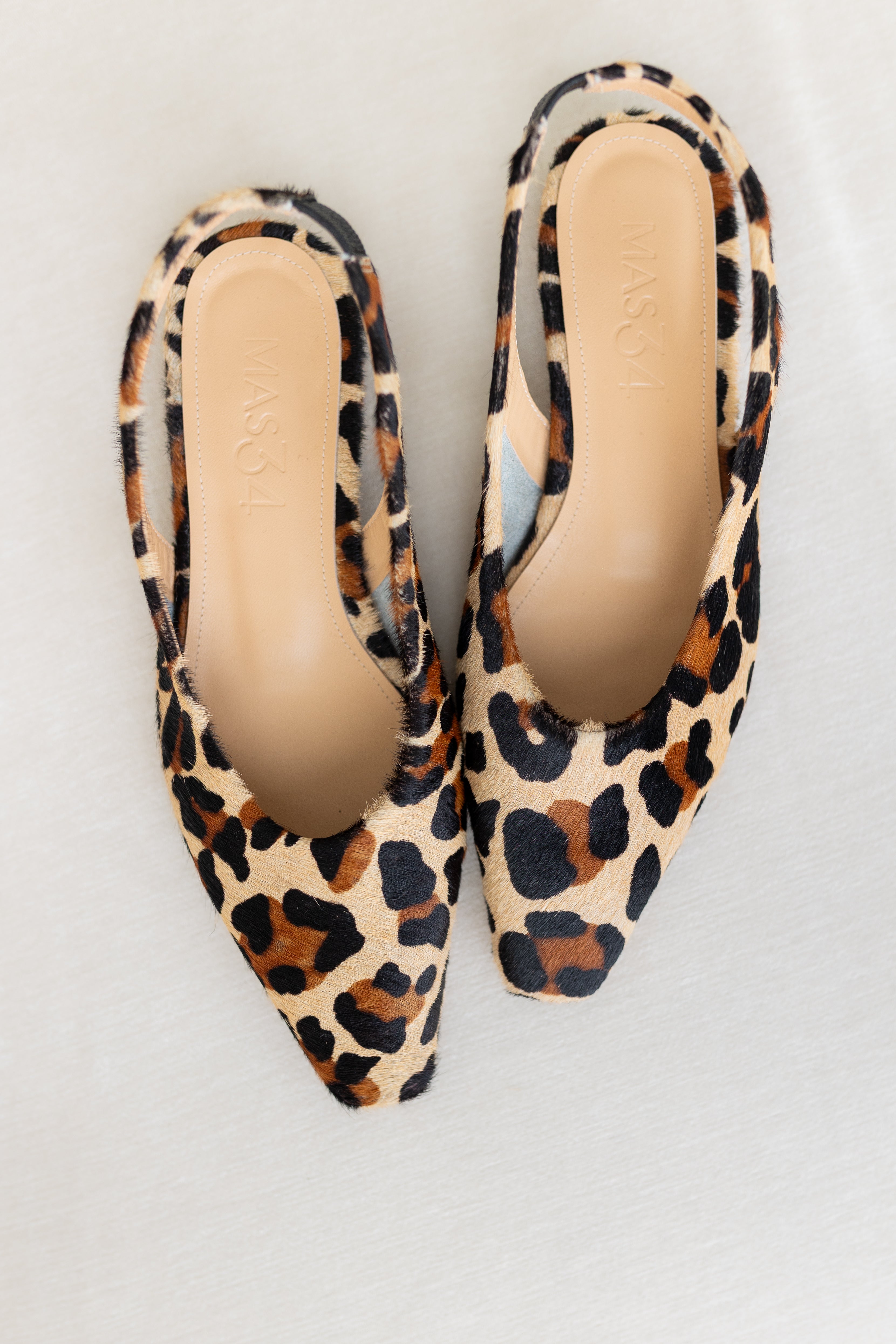 BAILARINA DESTALONADA LUCIA PIEL EFECTO POTRO LEOPARDO