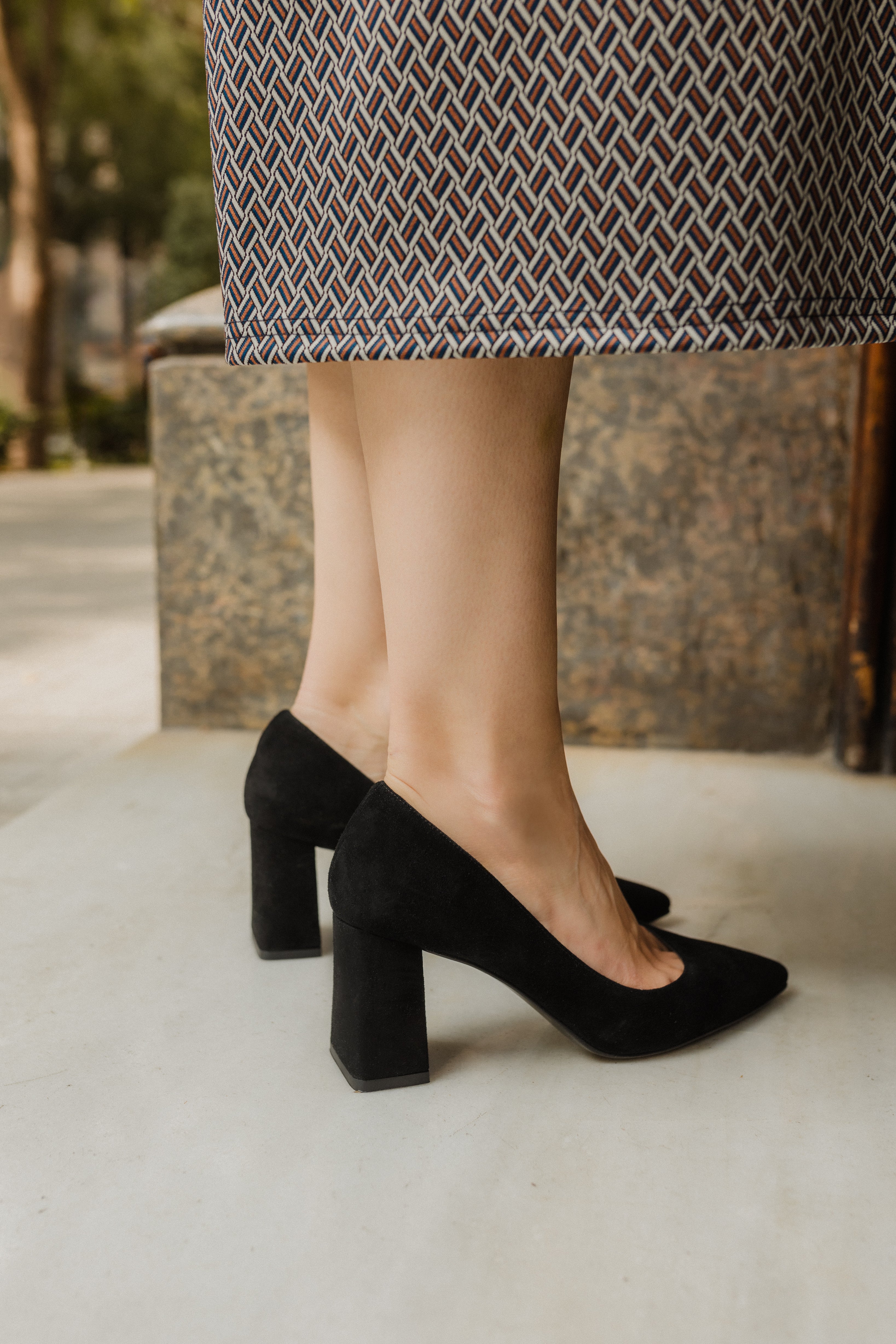 STILETTO NÚRIA ANTE NEGRO 6CM