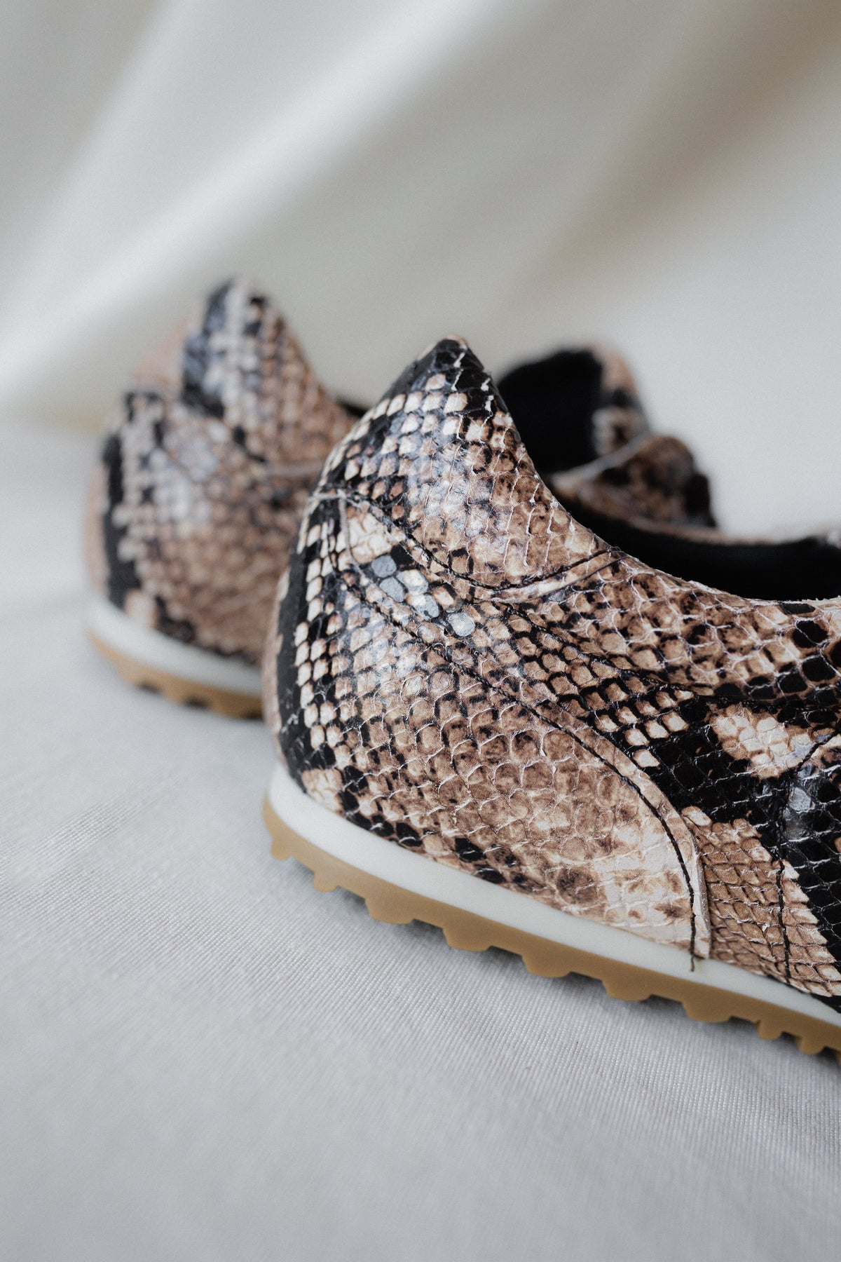 Sneaker Alberto Piel Efecto Pitón