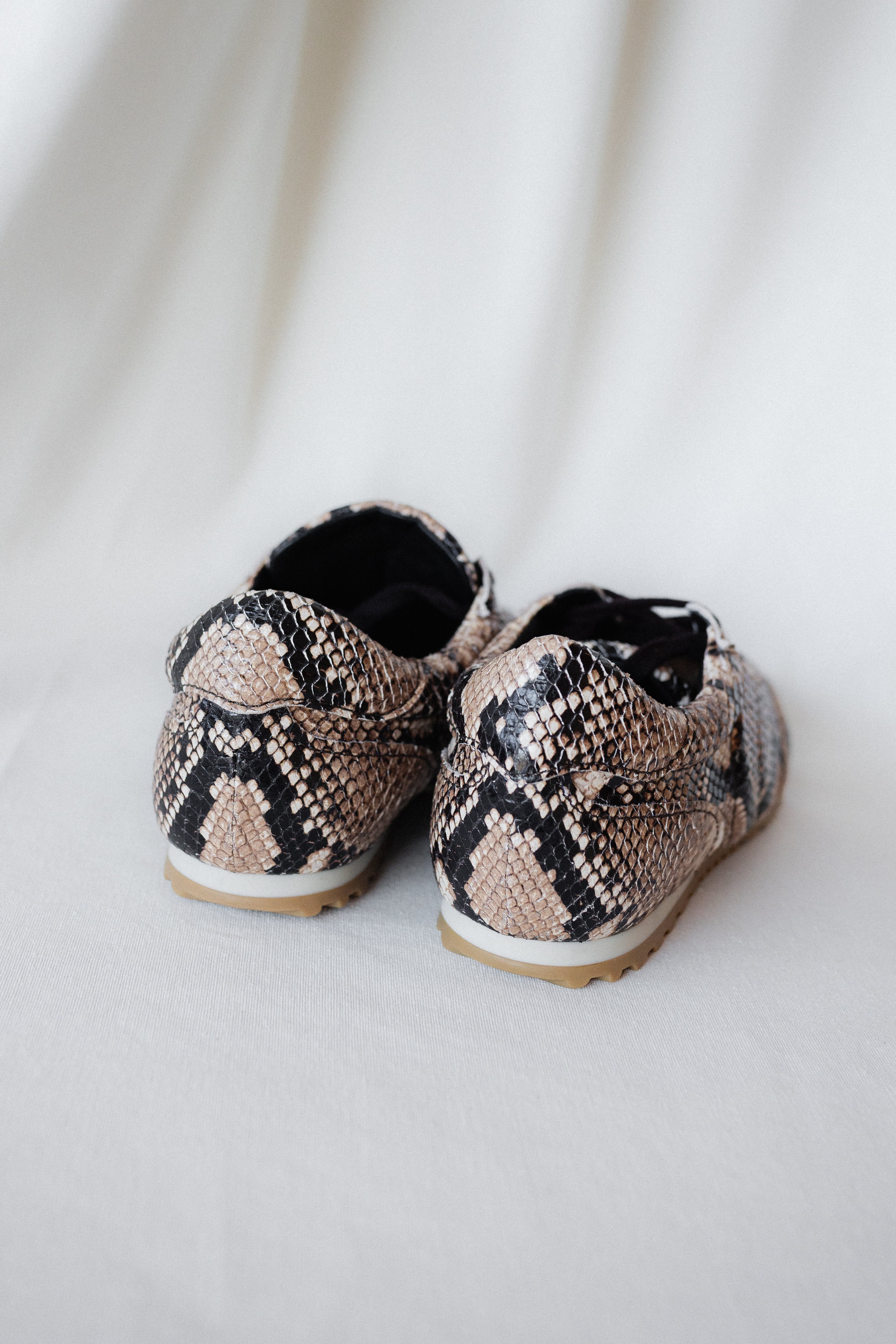 Sneaker Alberto Piel Efecto Pitón