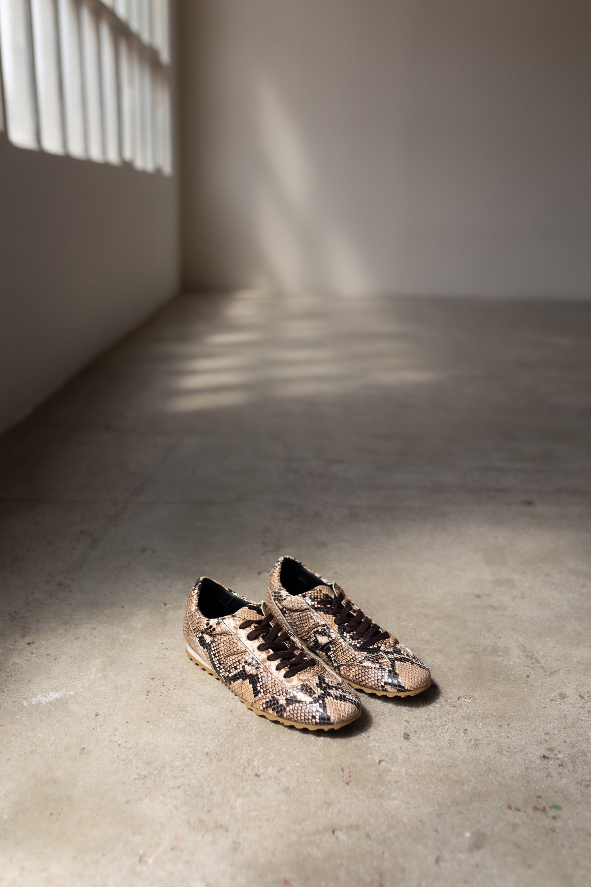 Sneaker Alberto Piel Efecto Pitón