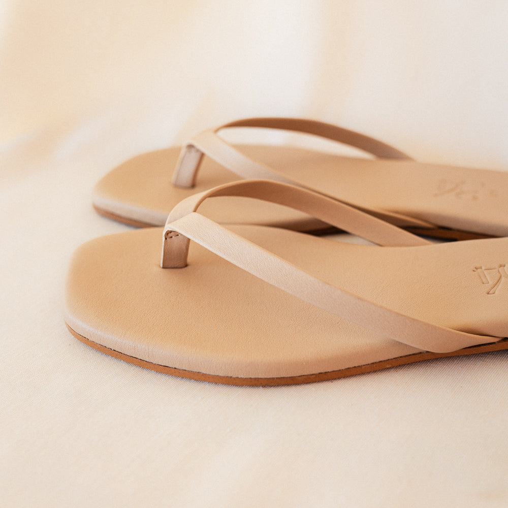 SANDALIA PLANA BYRON PIEL NUDE