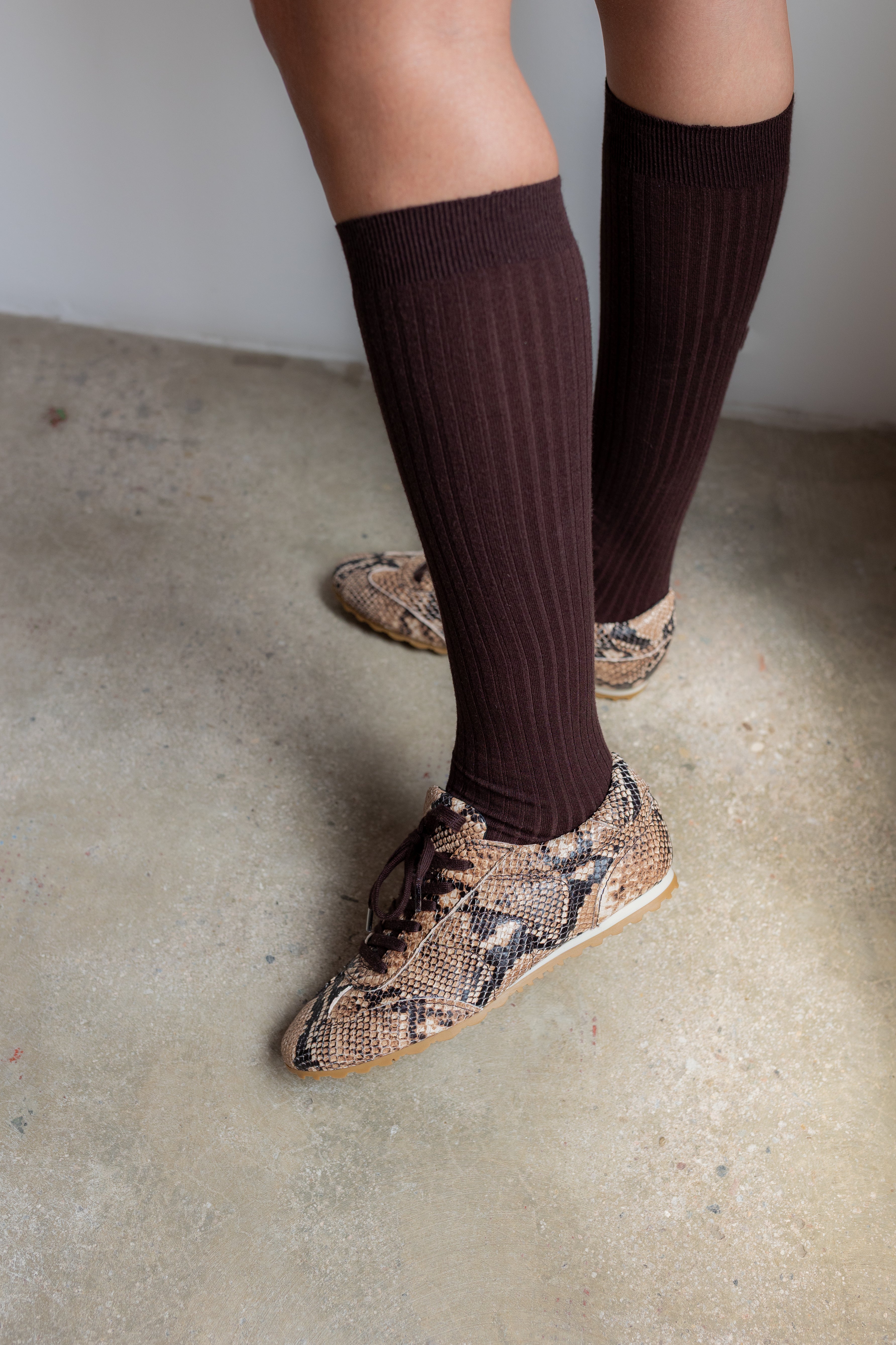 Sneaker Alberto Piel Efecto Pitón
