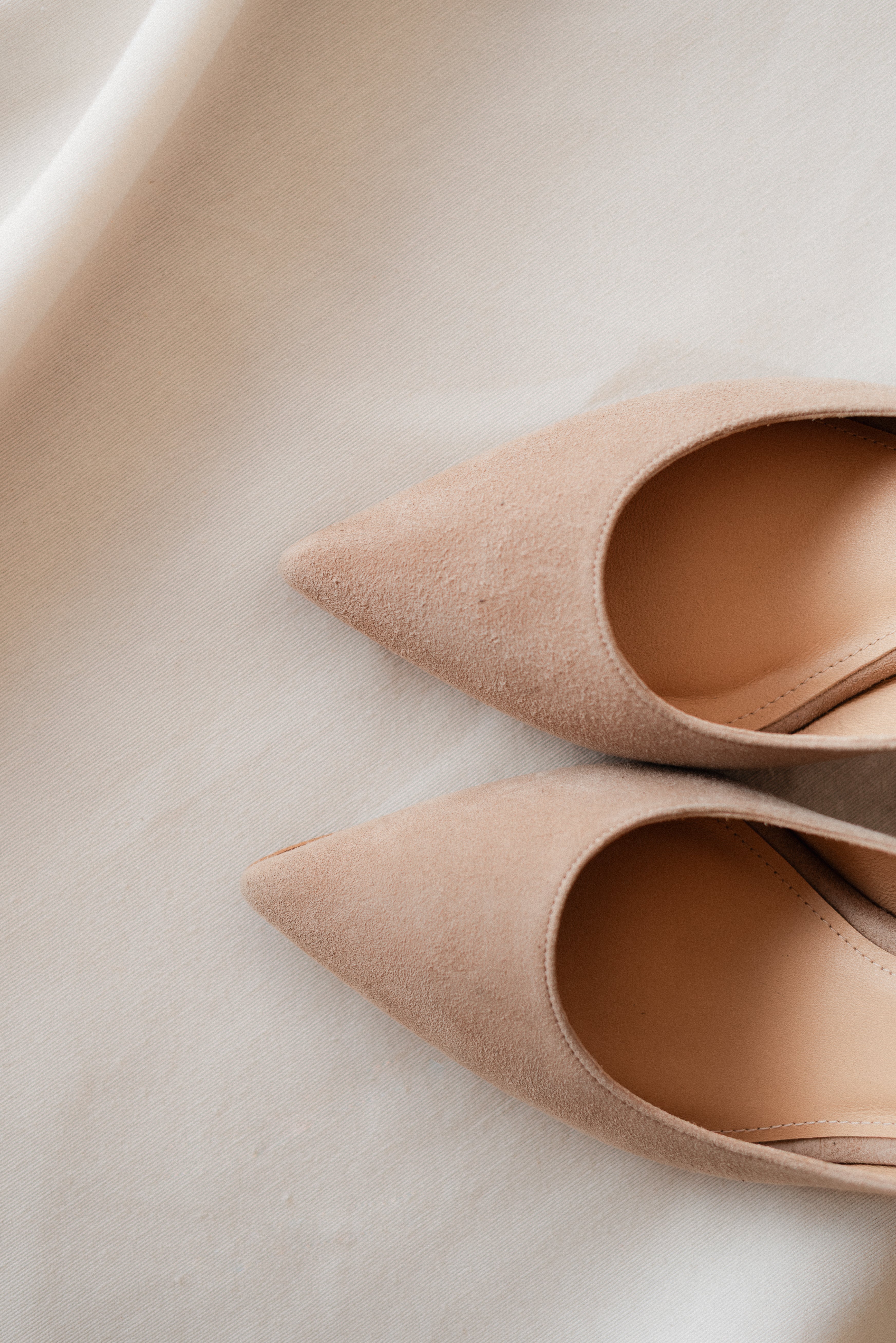 HANNA NATURAL SUEDE 6CM HEEL SLINGBACK STILETTO