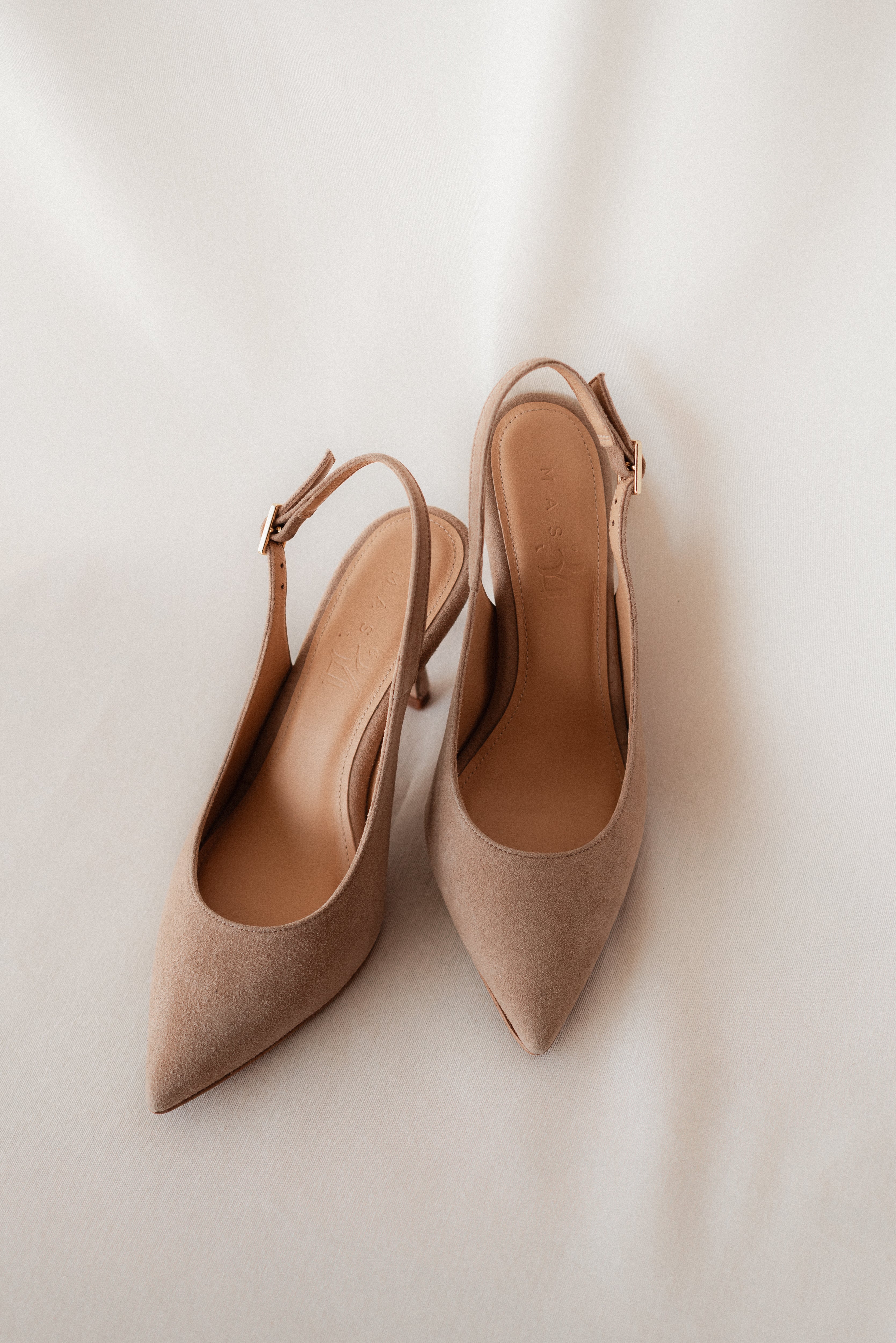 HANNA NATURAL SUEDE 6CM HEEL SLINGBACK STILETTO