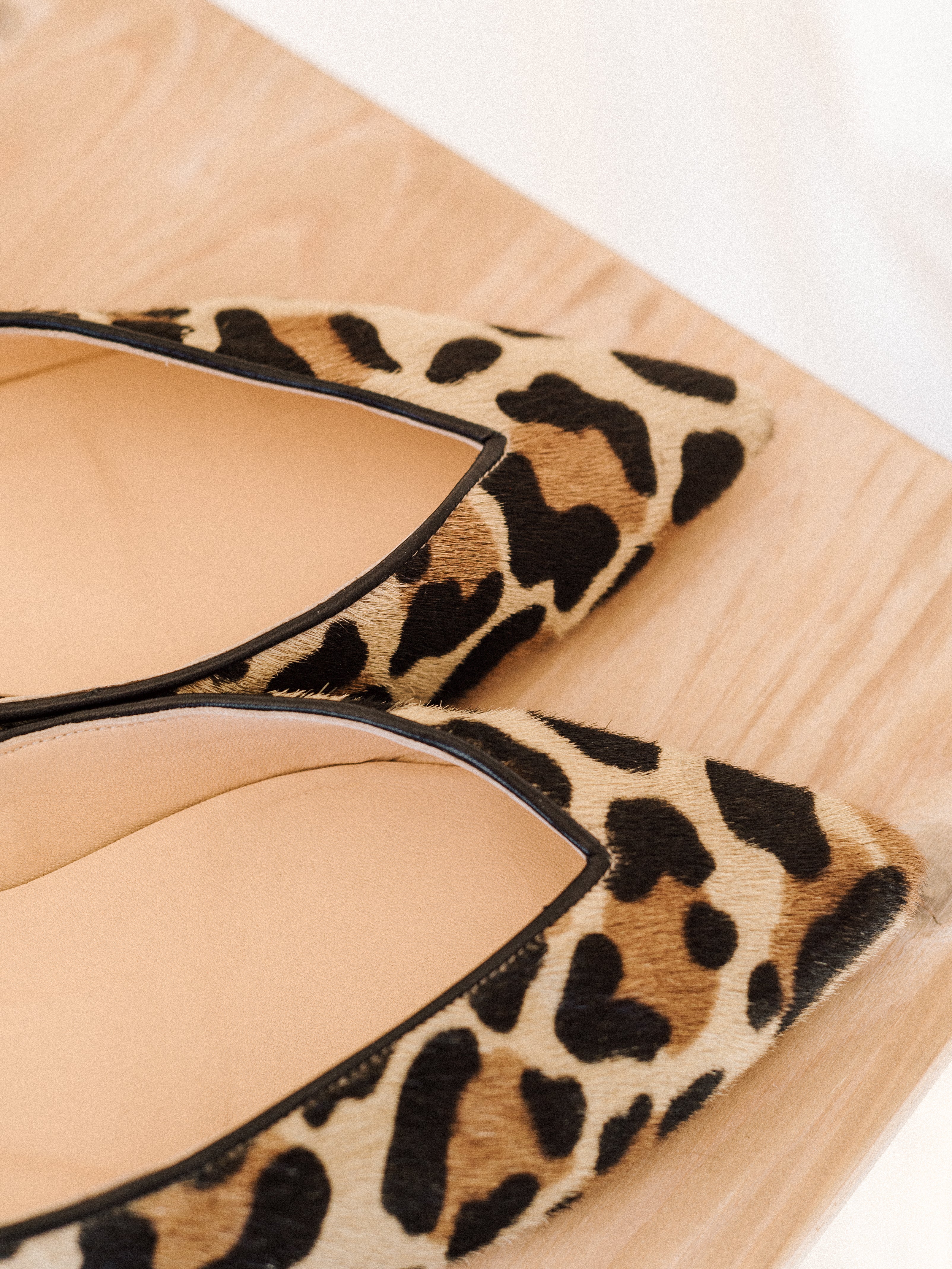 BAILARINA BÁRBARA PUNTA PIEL EFECTO POTRO LEOPARDO