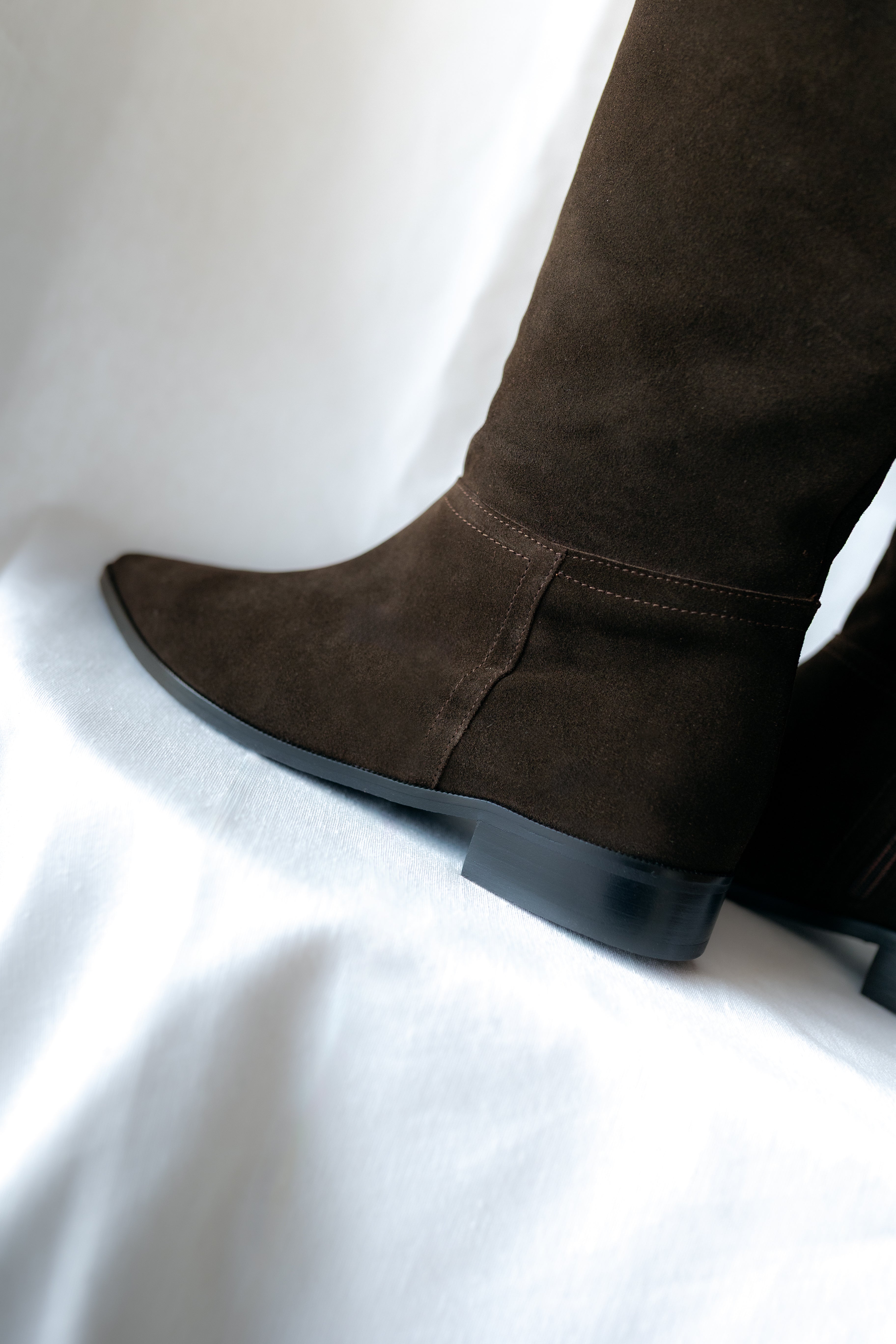 BOTA GLORIA ANTE MARRÓN CHOCOLATE TACÓN 2CM