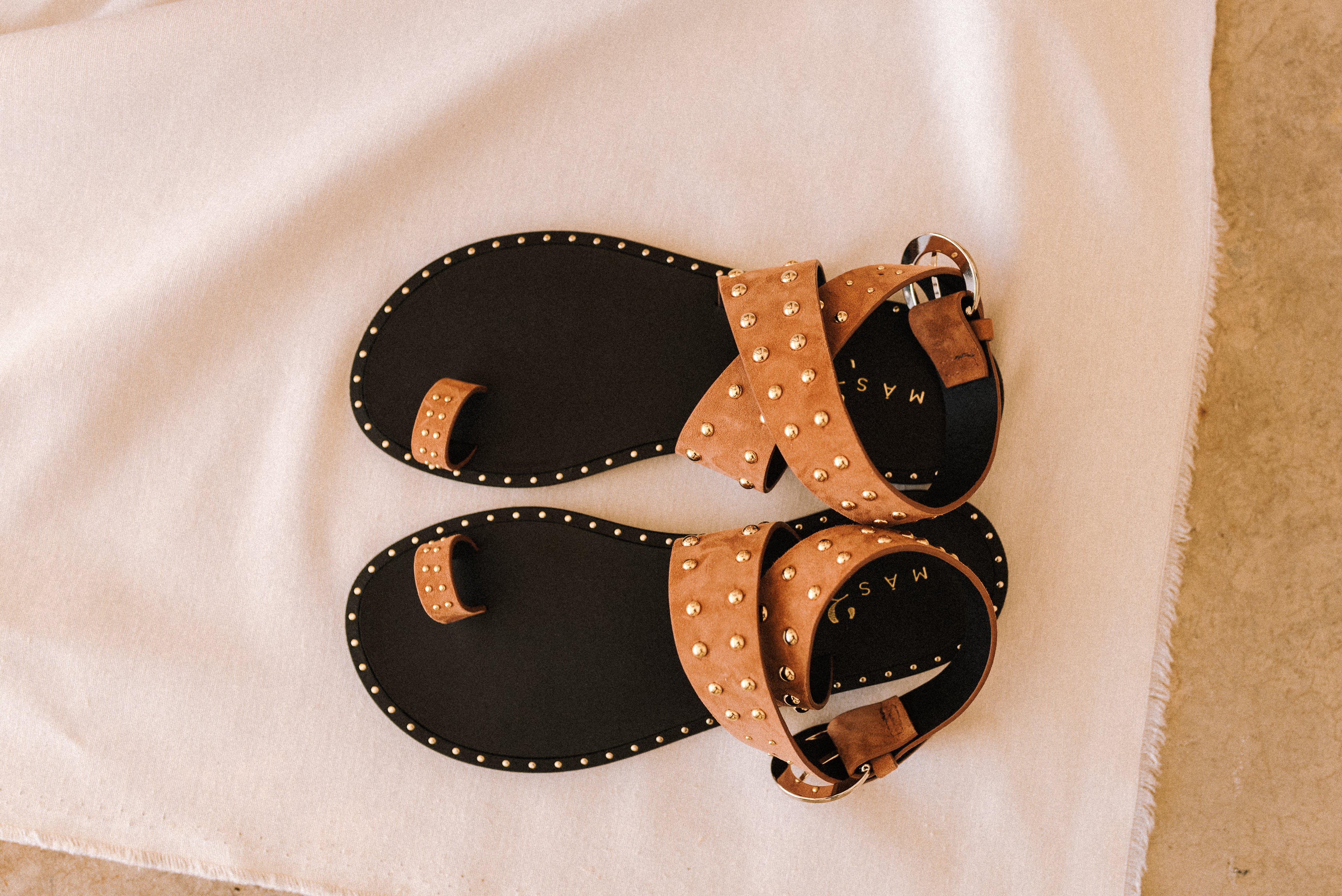 SANDALIA PLANA PABLO ANTE COÑAC