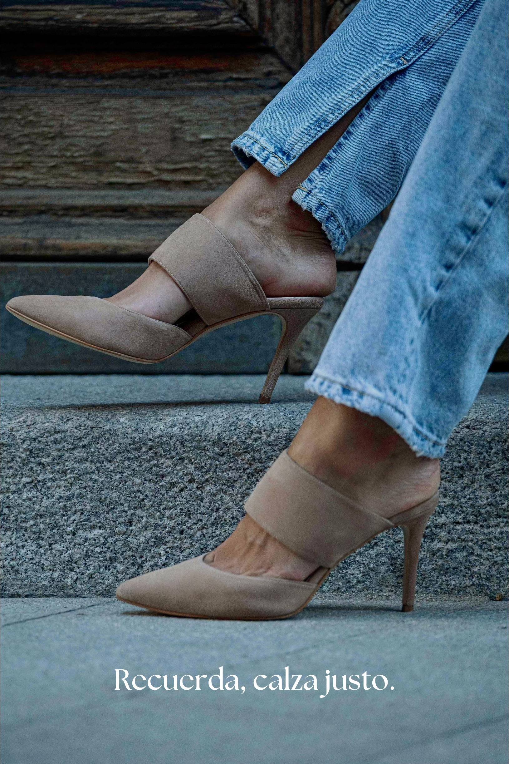 STILETTO ALBA ANTE NATURAL TACÓN 8CM