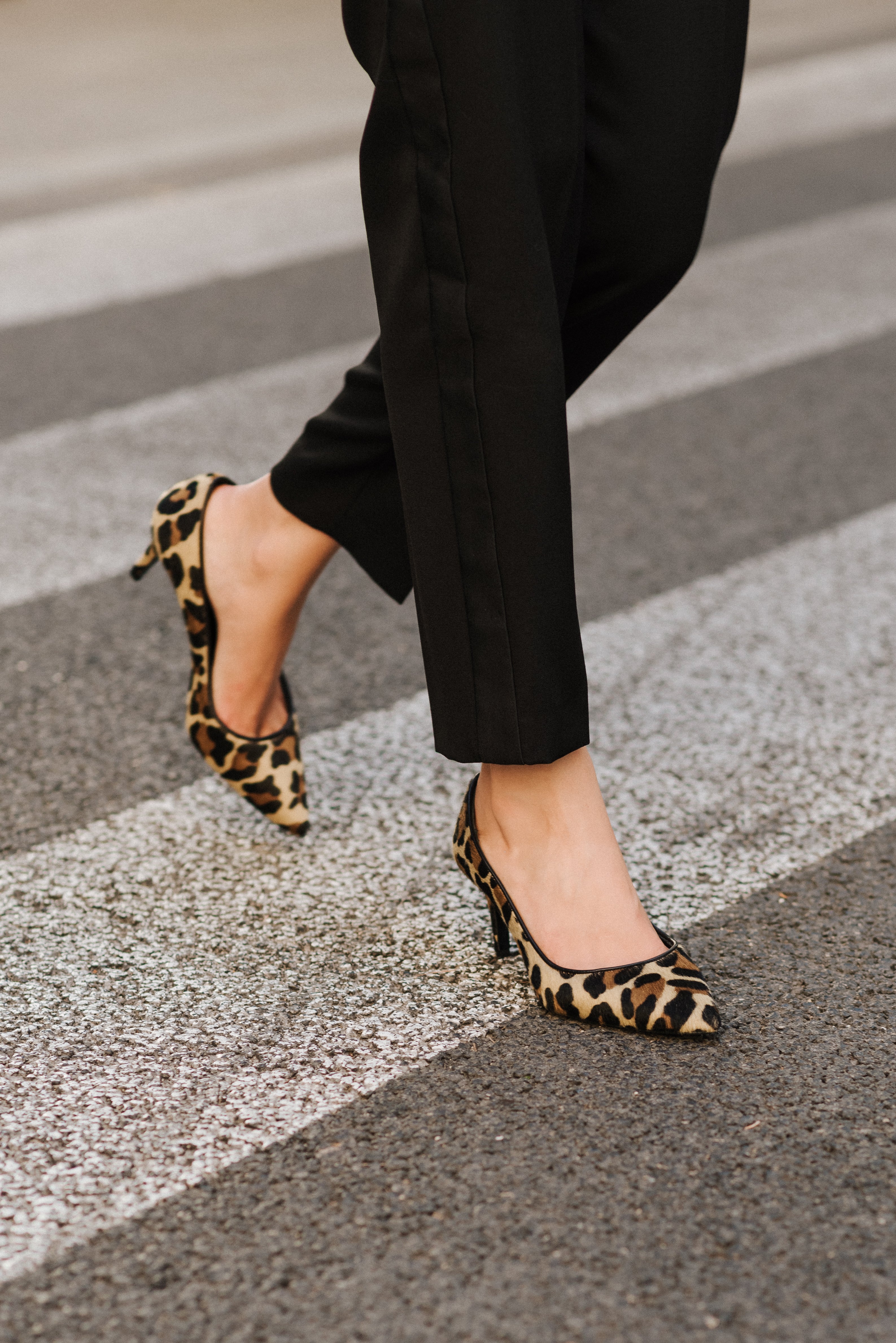 STILETTO MARÍA PIEL EFECTO POTRO LEOPARDO TACÓN 6CM