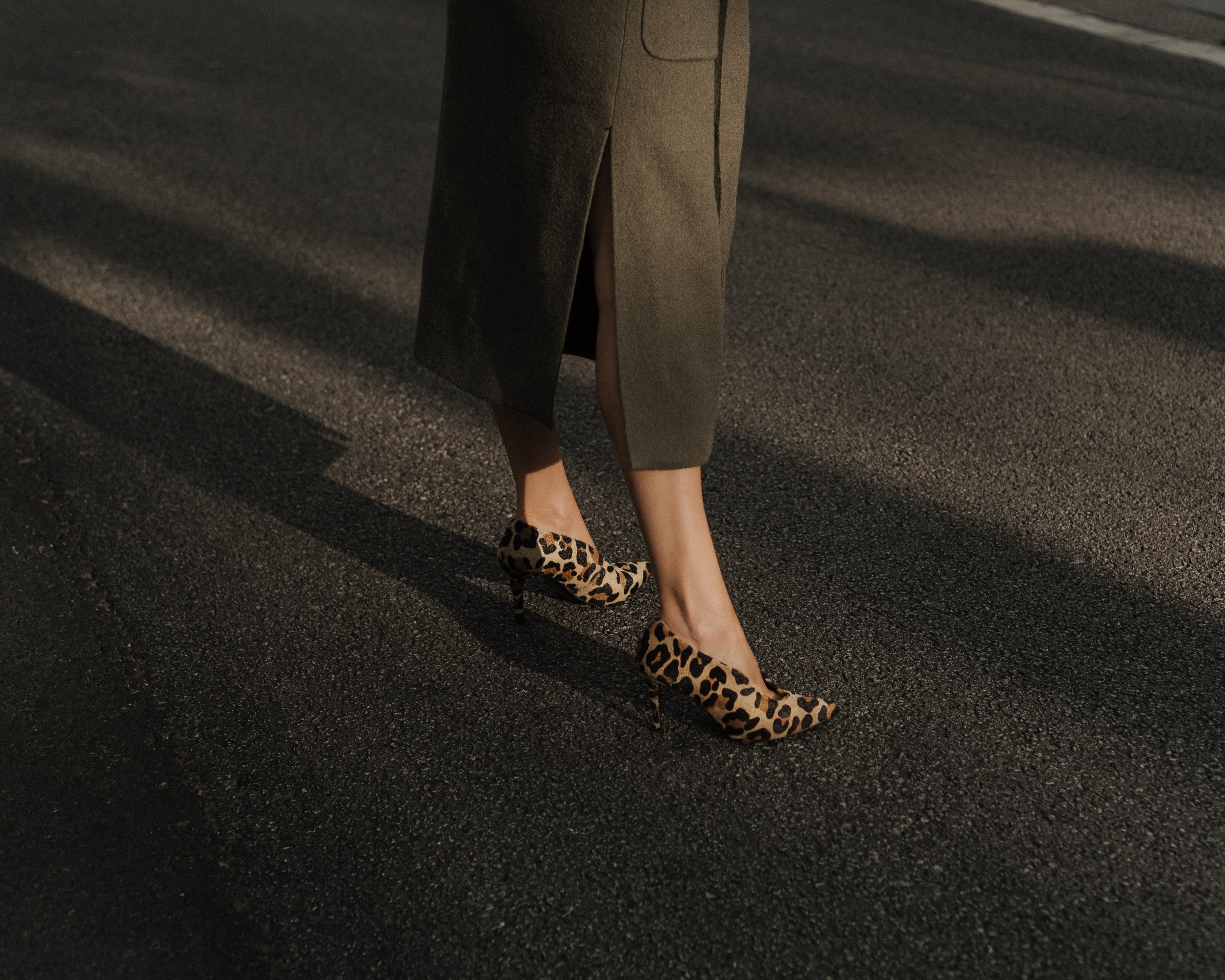 STILETTO AMALIA PIEL EFECTO LEOPARDO 8CM