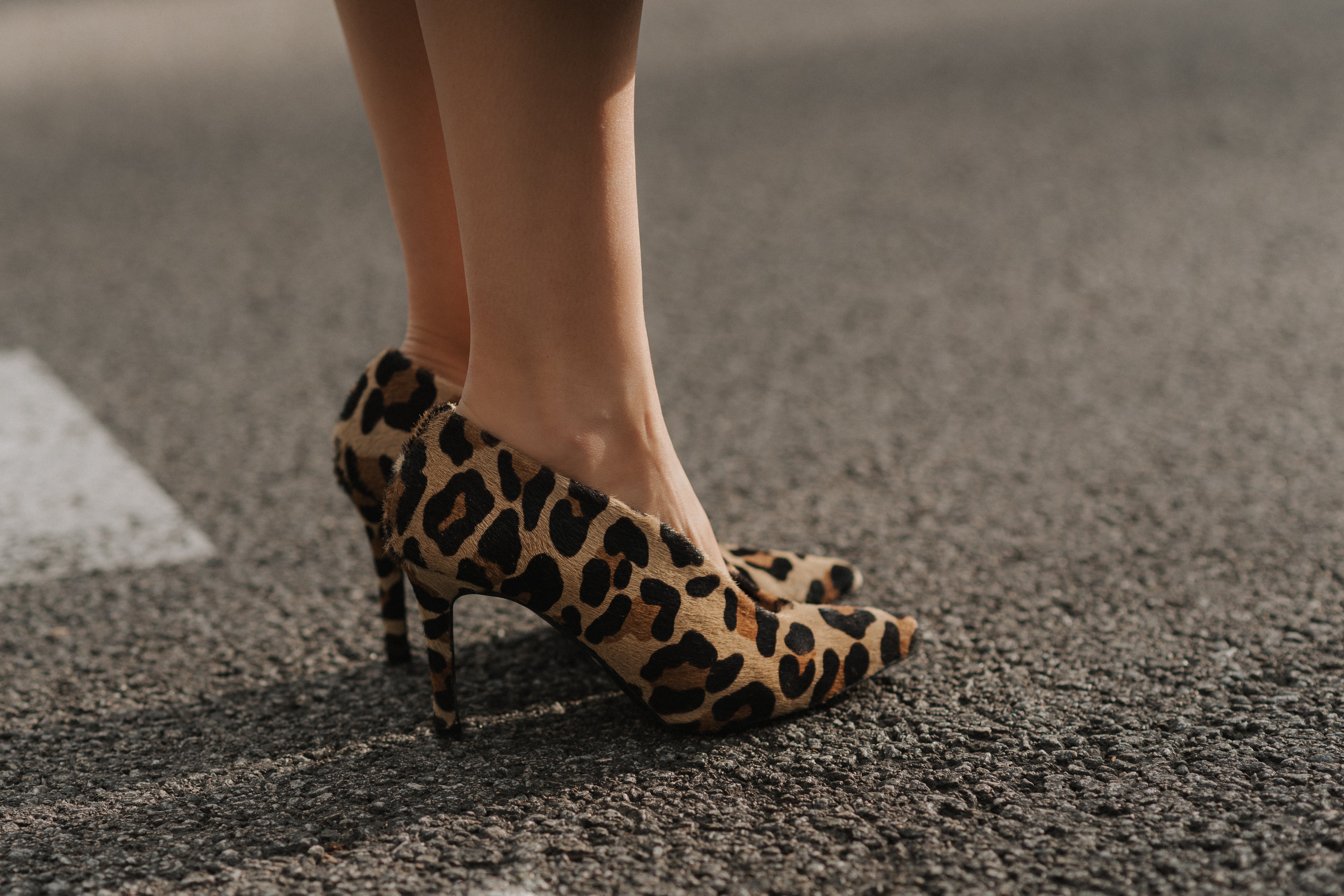 STILETTO AMALIA PIEL EFECTO LEOPARDO 8CM