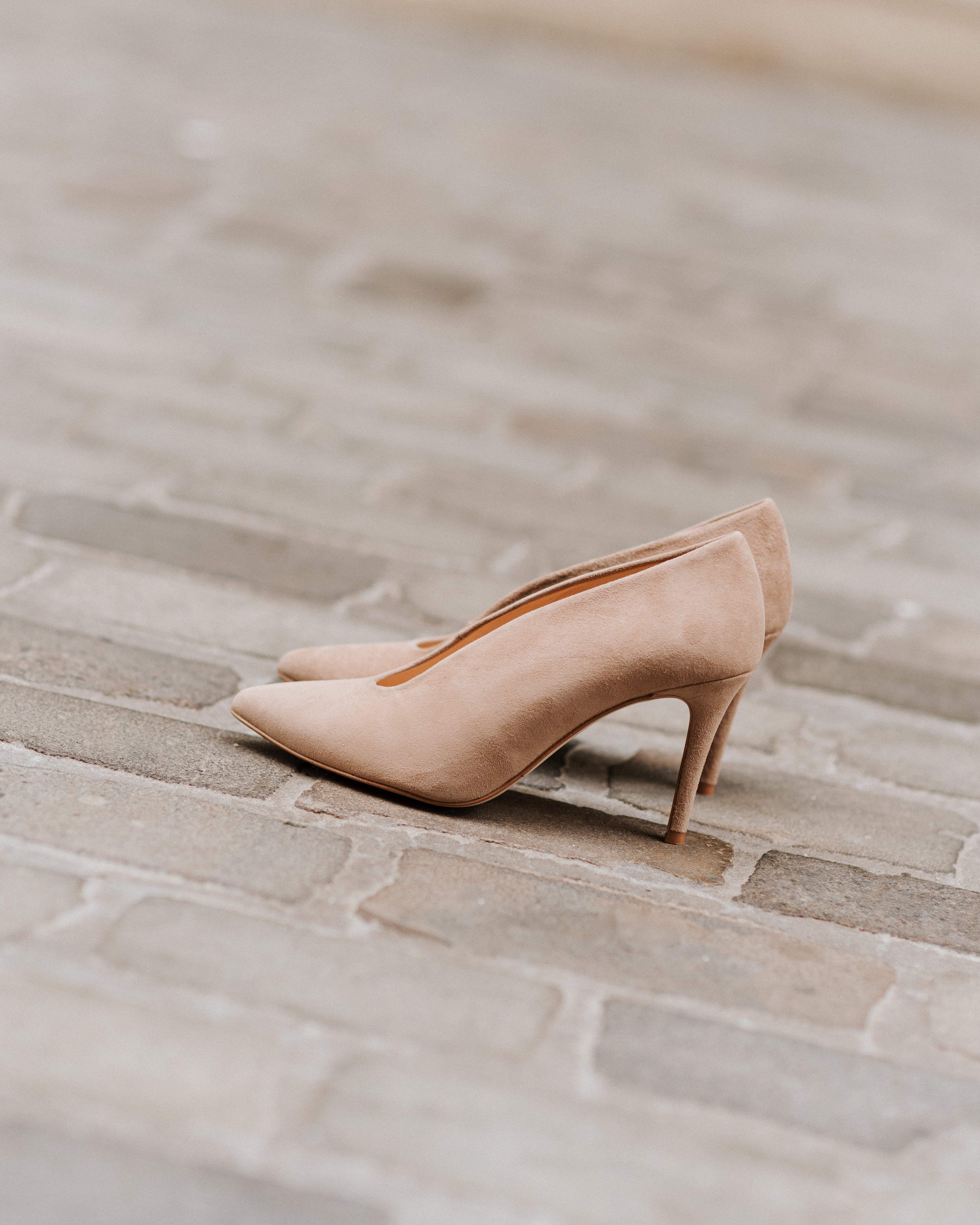 STILETTO AMALIA ANTE NATURAL TACÓN 8CM