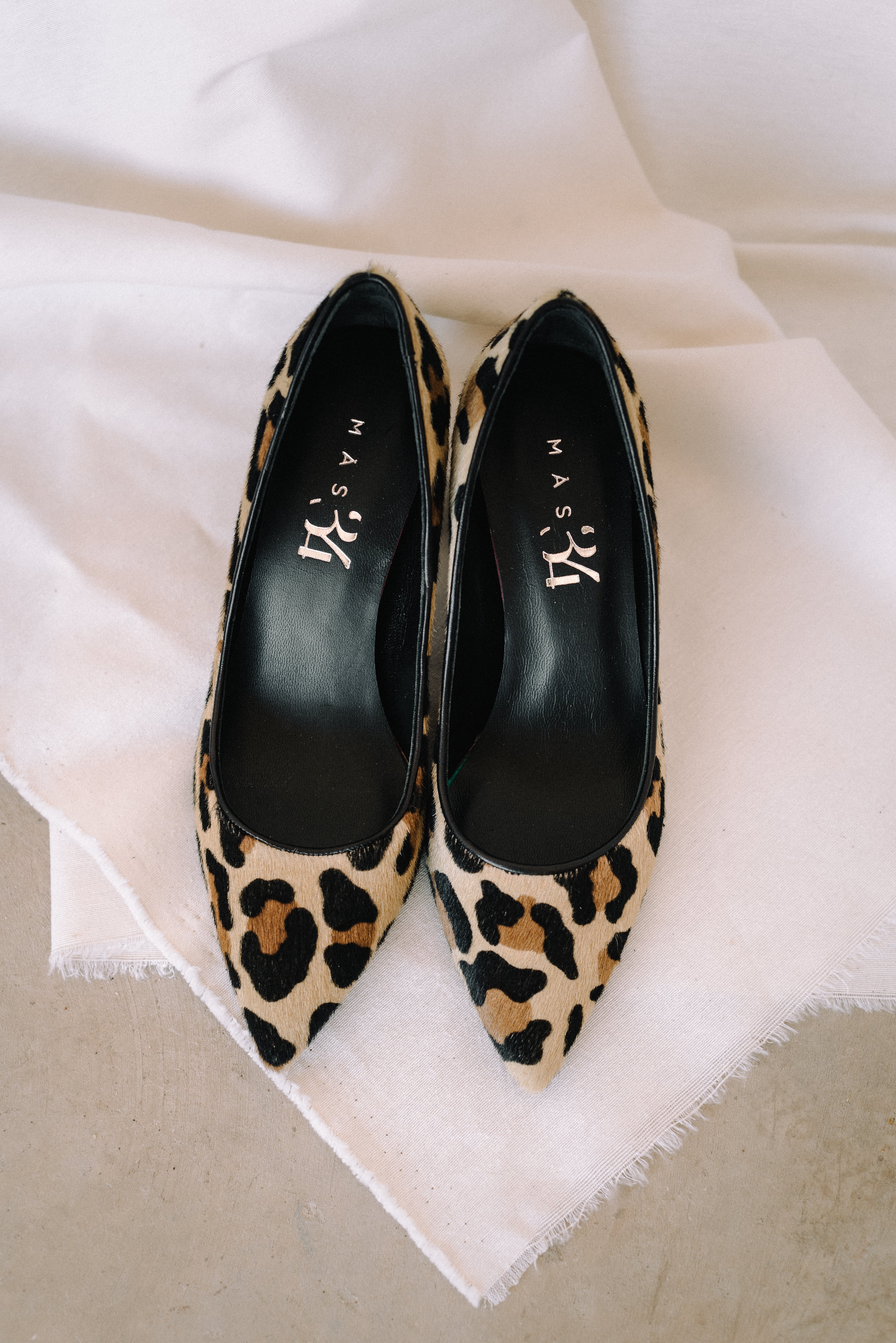 STILETTO NÚRIA LEOPARD EFFECT LEATHER FOAL 6CM