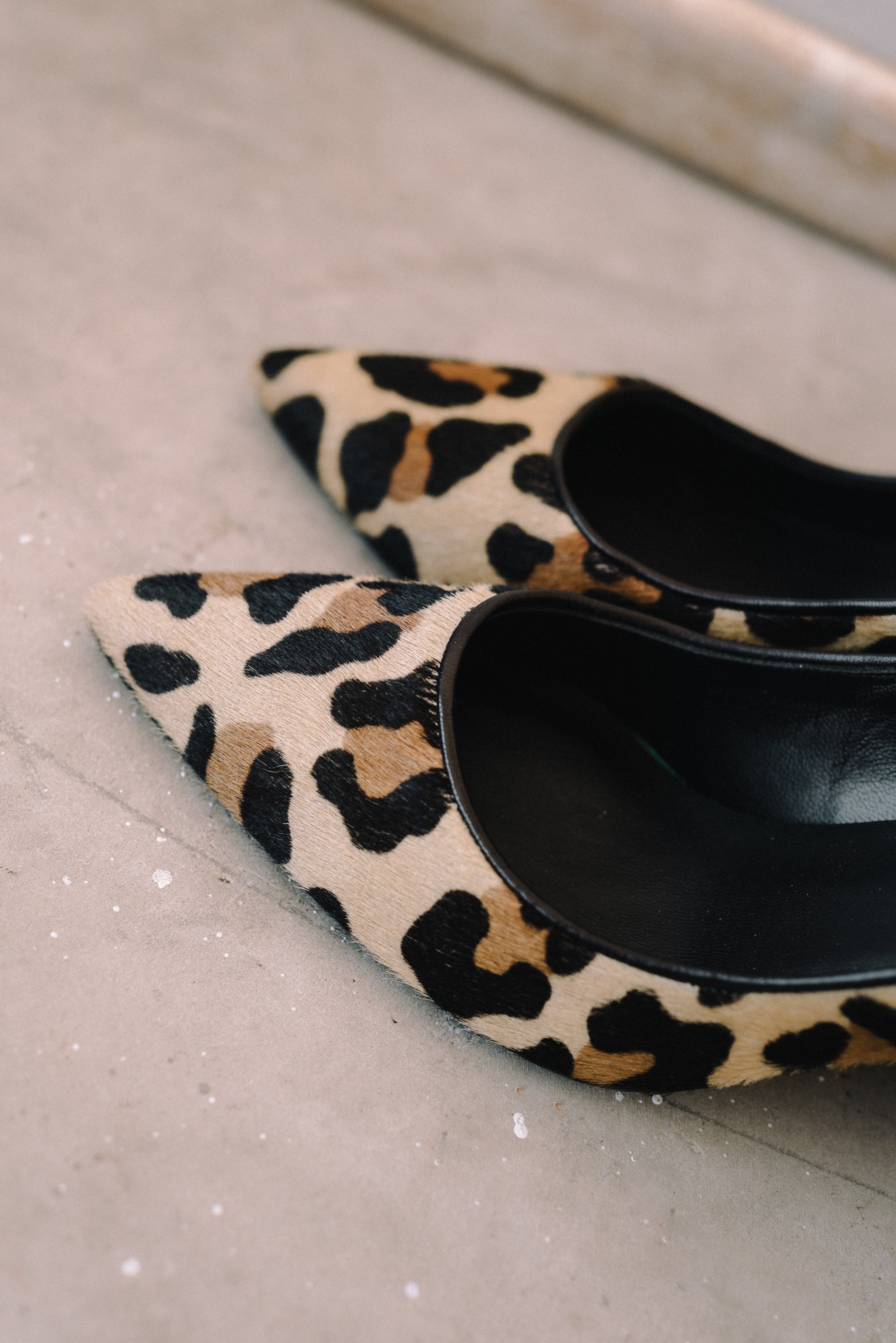 STILETTO NÚRIA LEOPARD EFFECT LEATHER FOAL 6CM