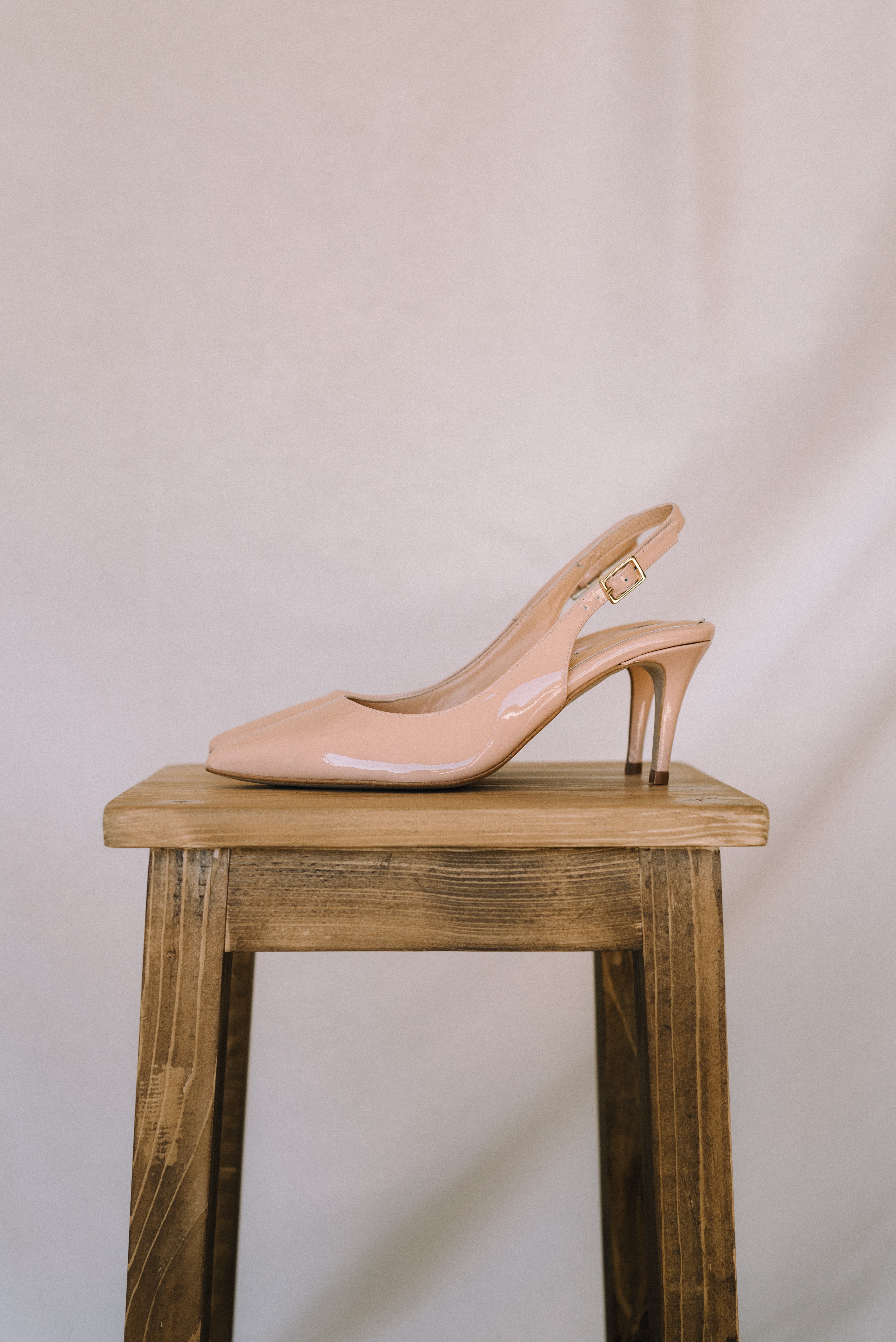 ANGELES NUDE PATENT LEATHER 6CM HEEL STRAIGHT STOOPED STILETTO