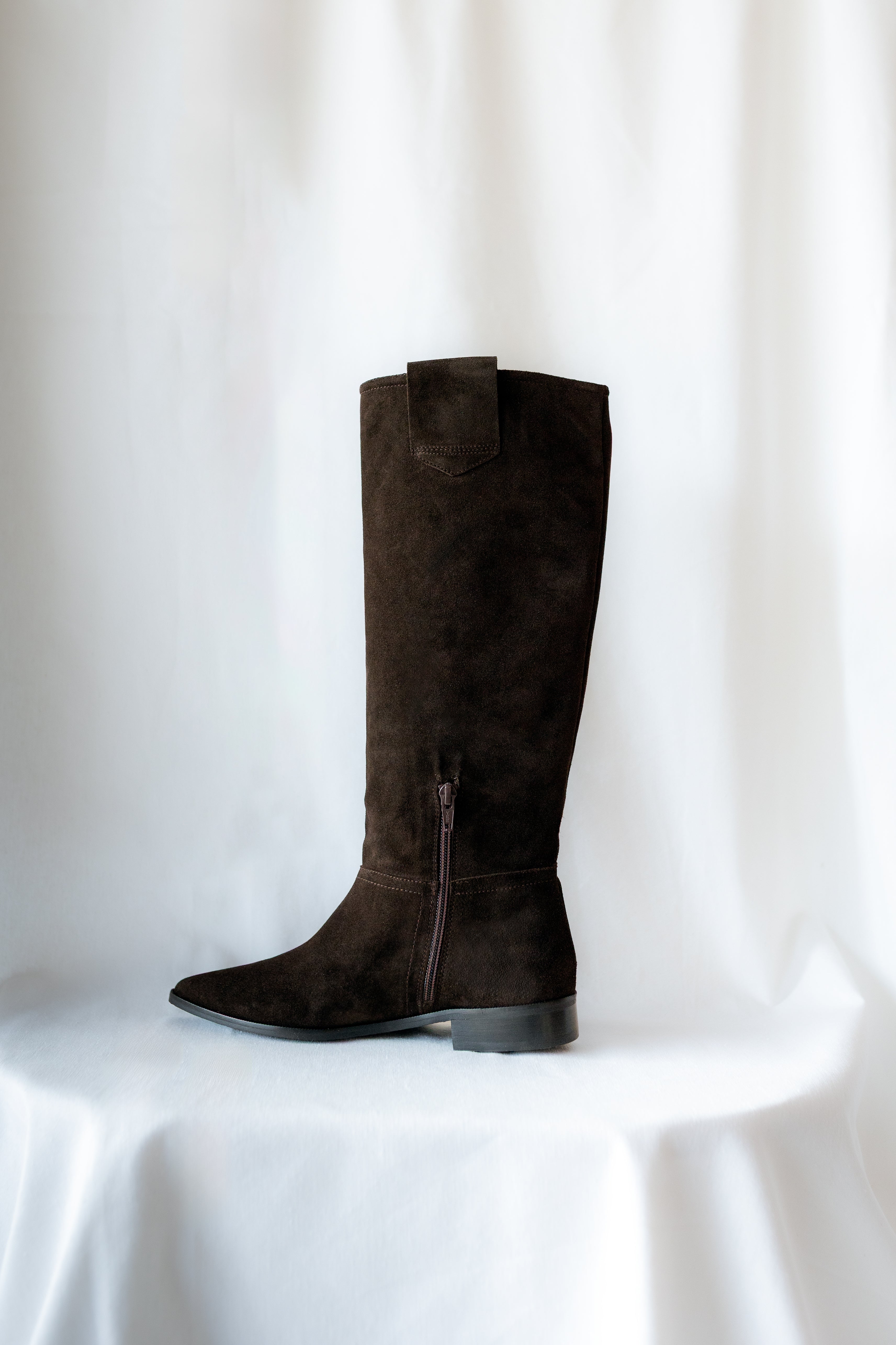 BOTA GLORIA ANTE MARRÓN CHOCOLATE TACÓN 2CM