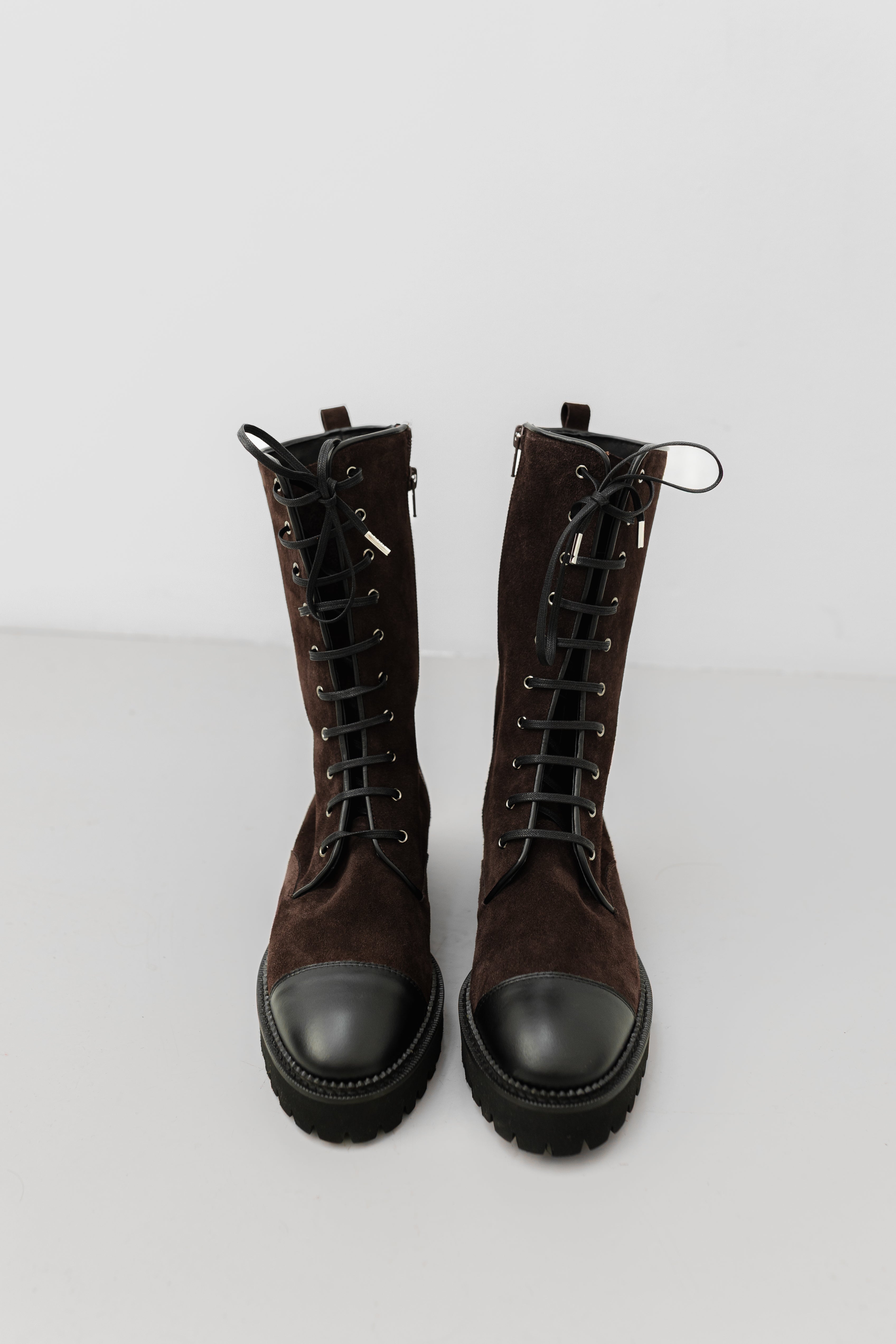 BOTA MOTERA JULIA ANTE MARRÓN 4CM