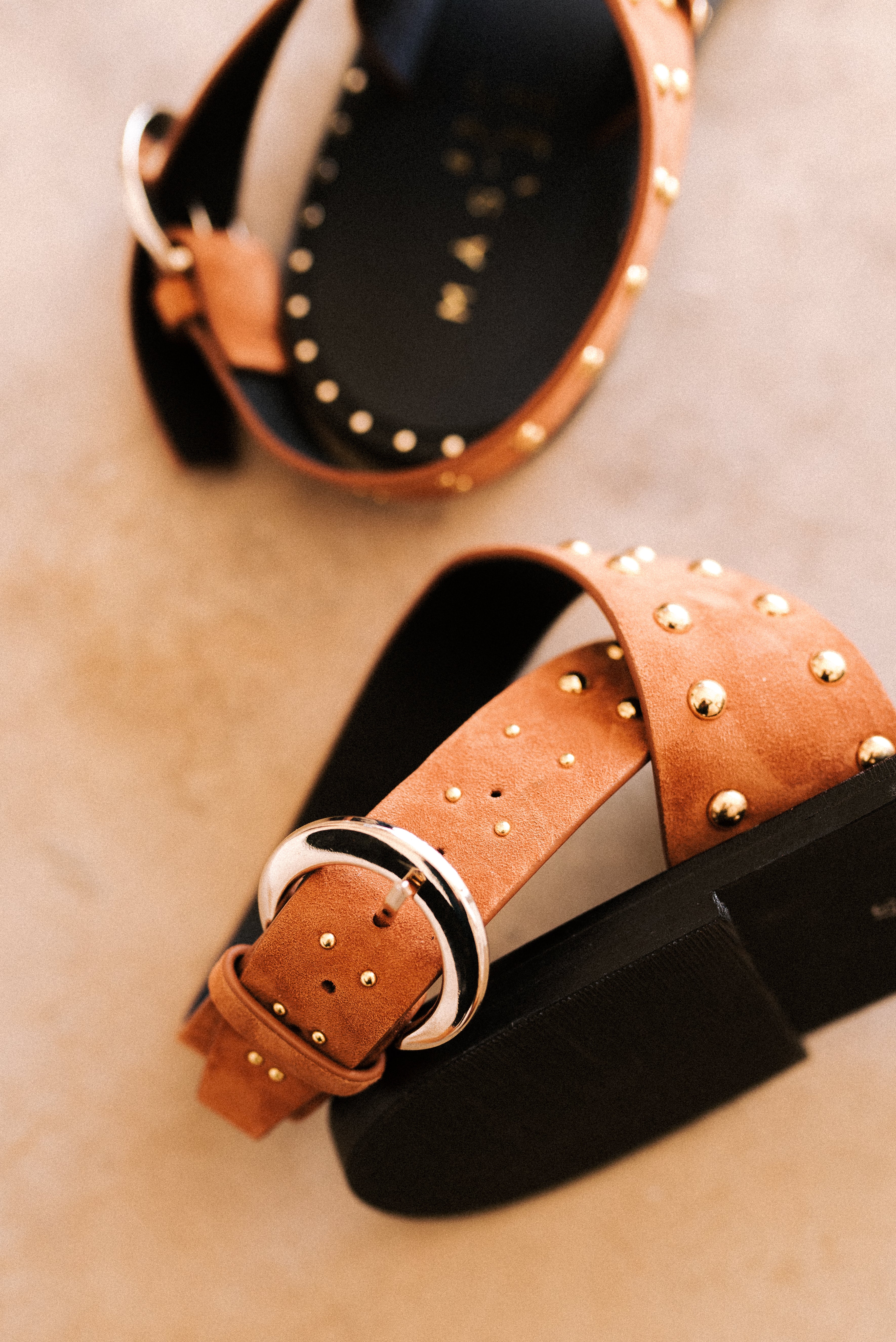 SANDALIA PLANA PABLO ANTE COÑAC