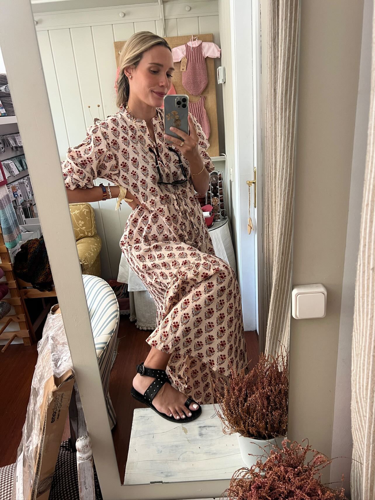 SANDALIA PLANA PABLO PIEL NEGRA