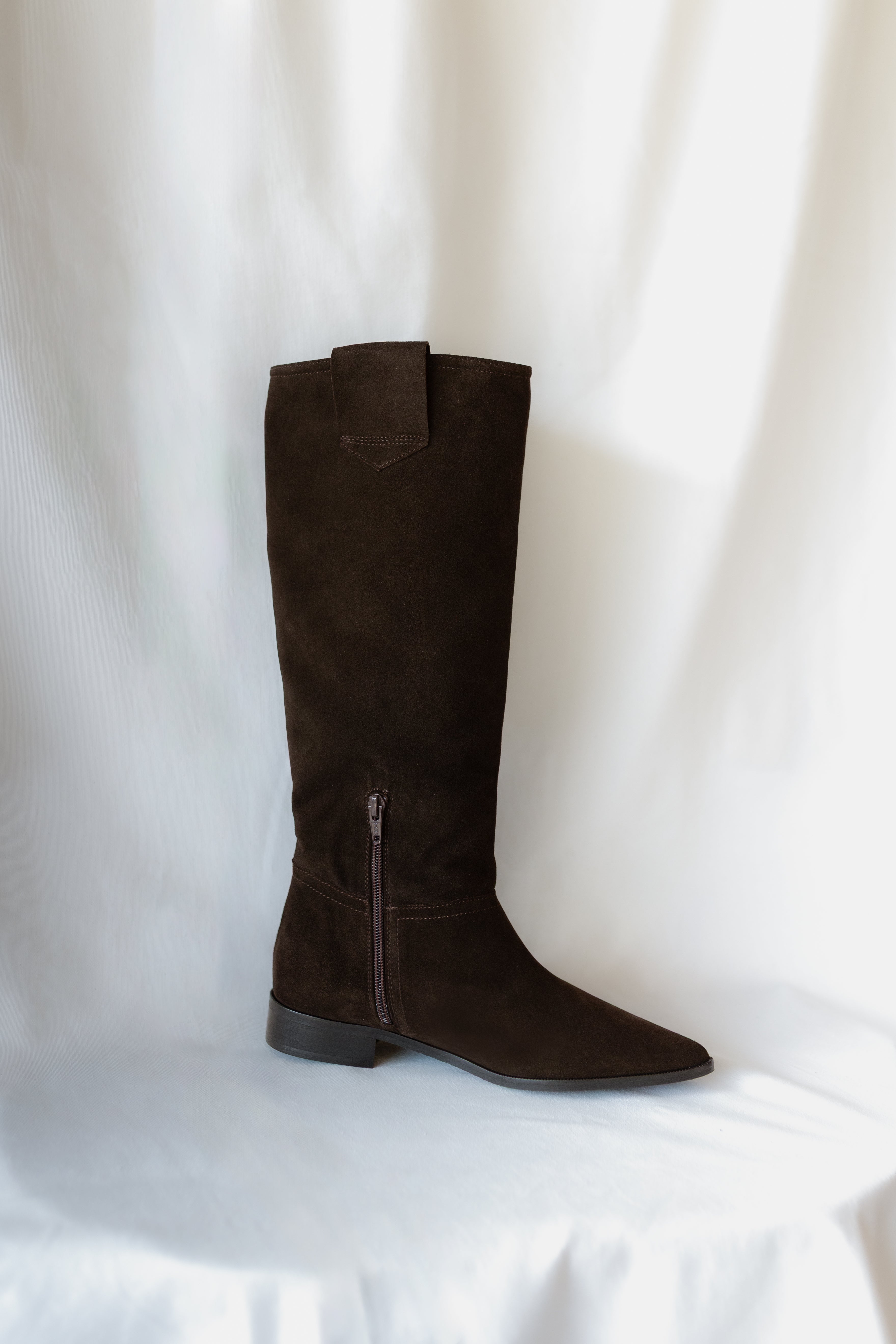 BOTA GLORIA ANTE MARRÓN CHOCOLATE TACÓN 2CM