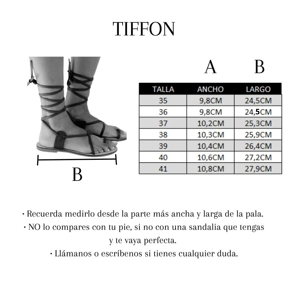 SANDALIA PLANA TIFFON PIEL MARRÓN