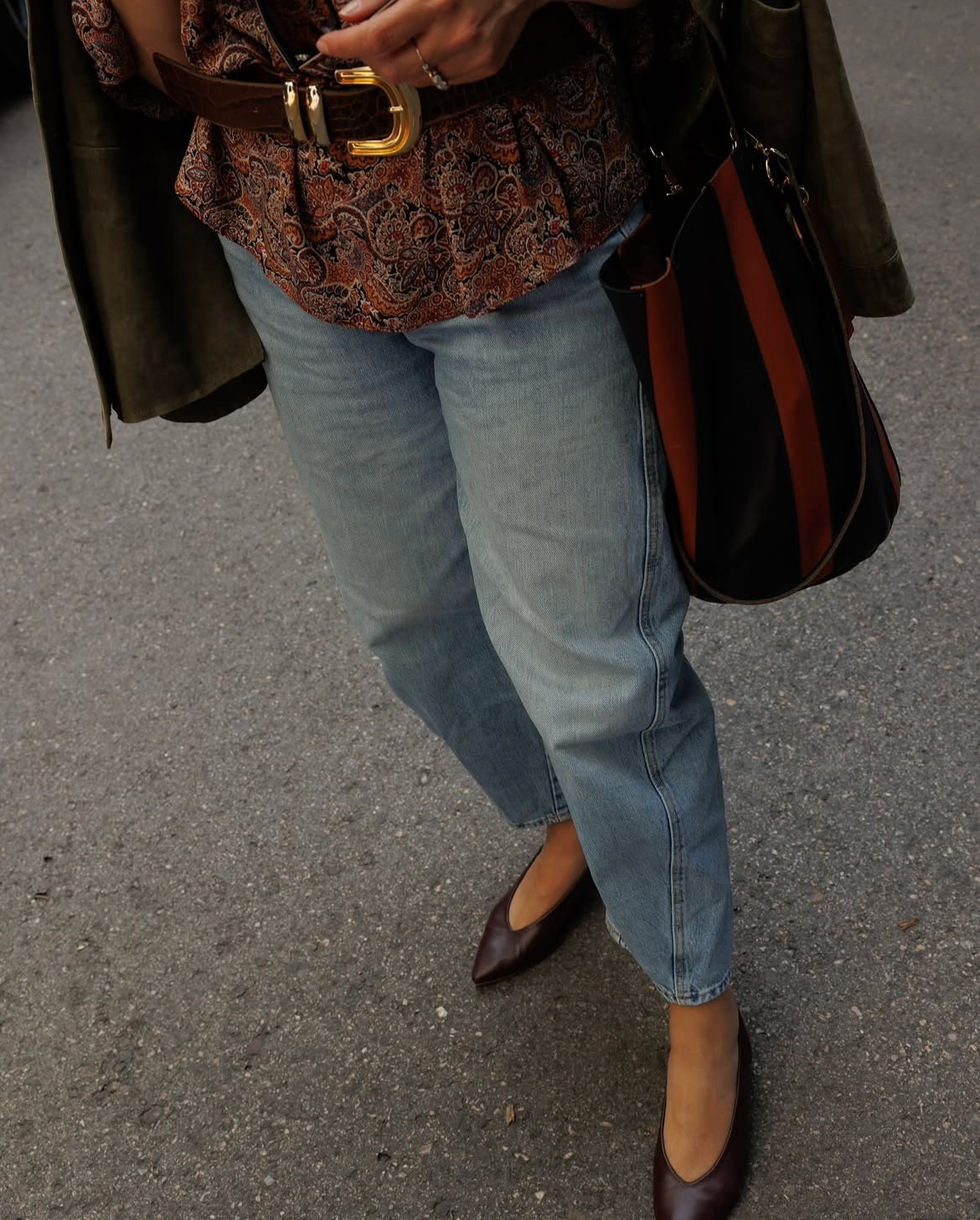 STILETTO GRETA BURGUNDY LEATHER 4CM HEEL