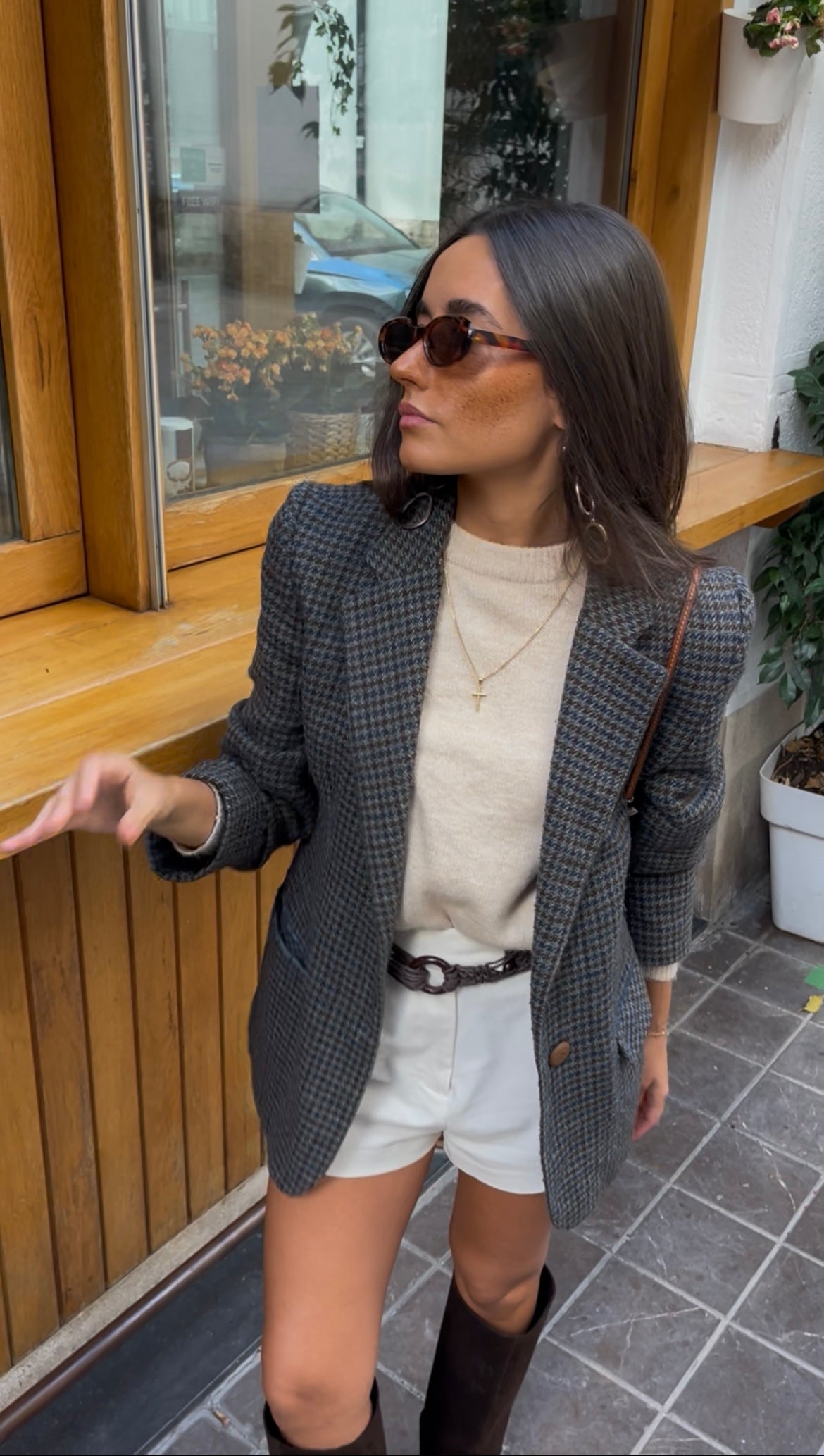 BOTA PEPA ANTE MARRÓN CHOCOLATE TACÓN MIDI 5CM