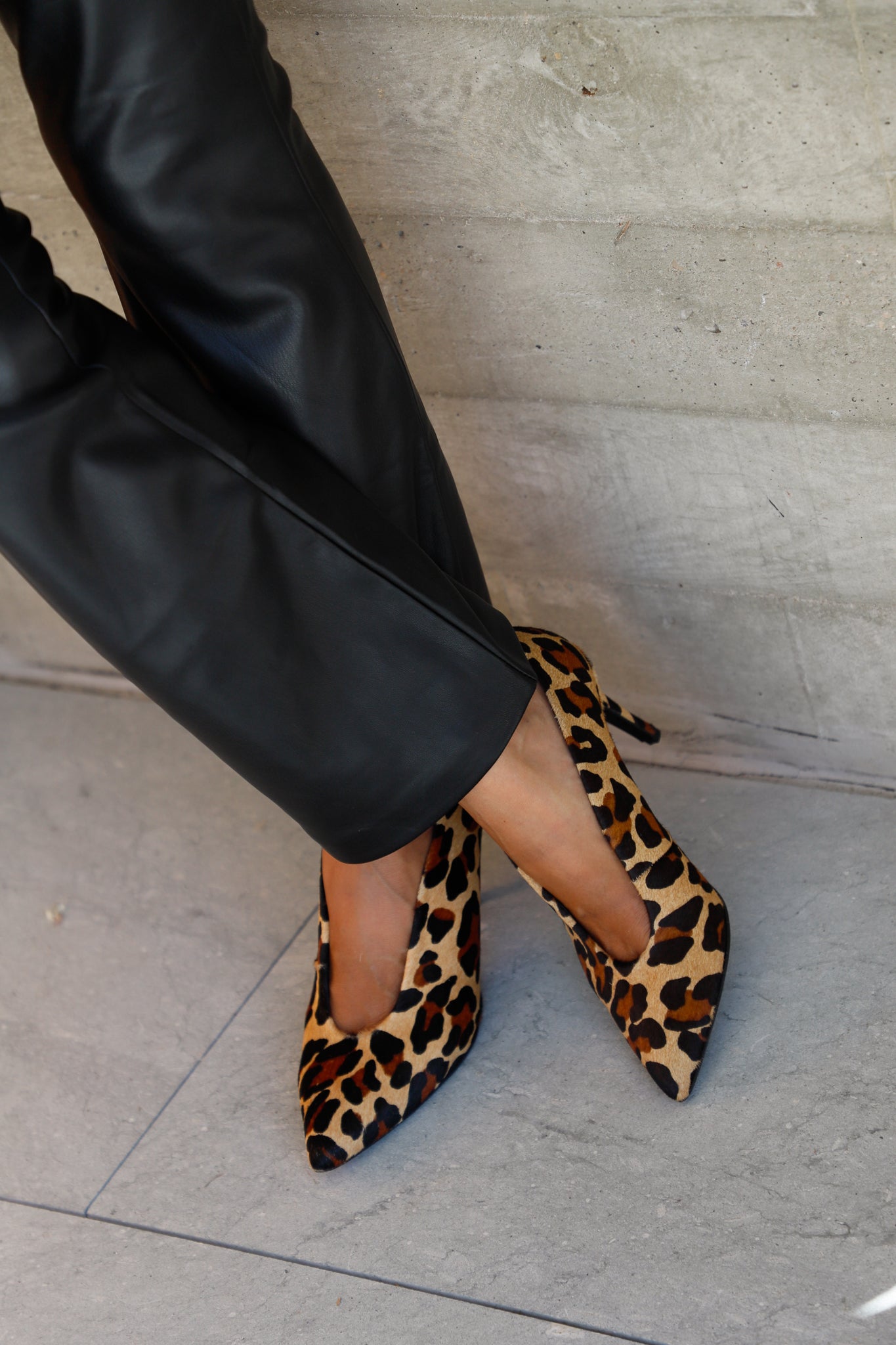 STILETTO AMALIA PIEL EFECTO LEOPARDO 8CM